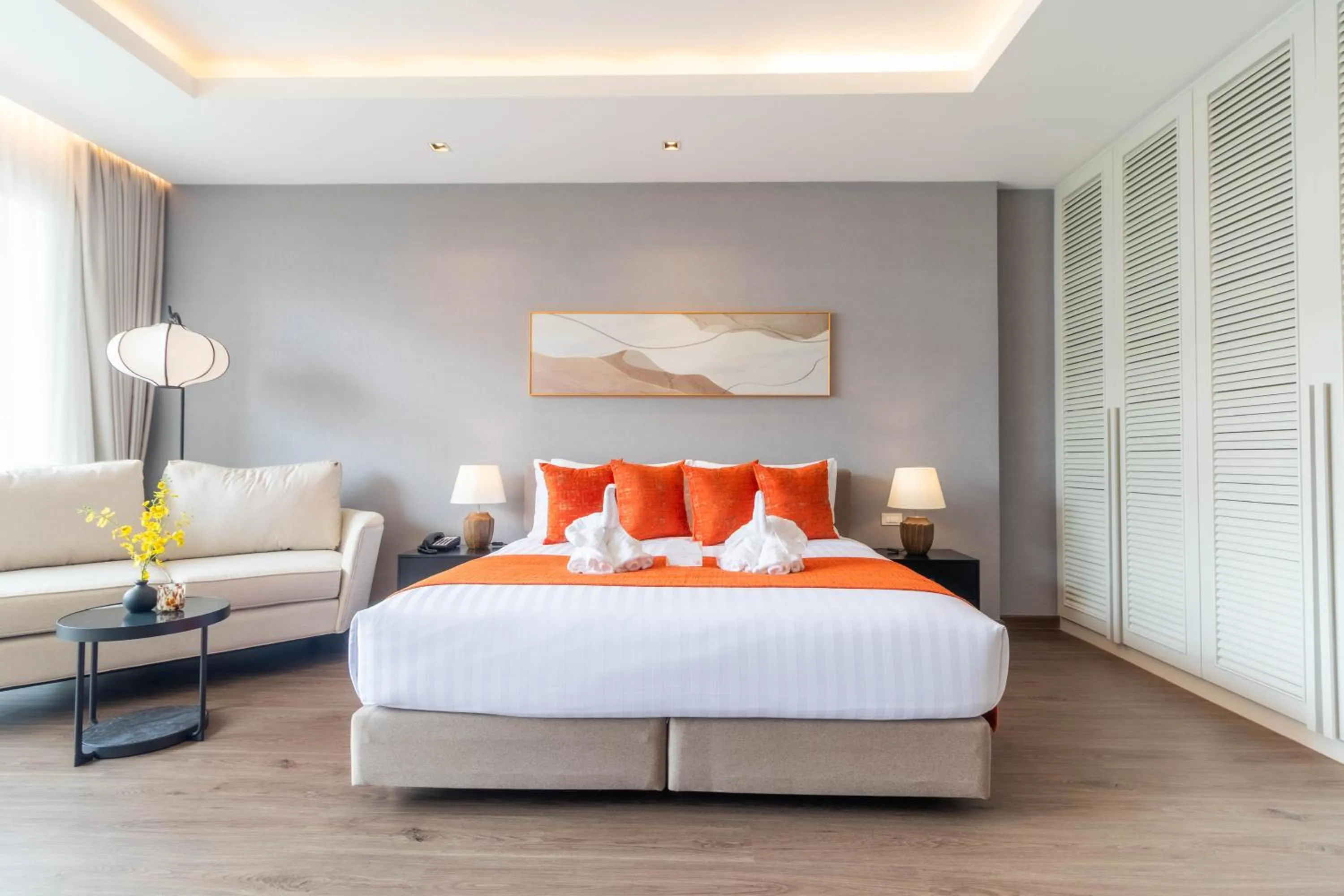 Bed in Sunshine Prestige Resort and Spa