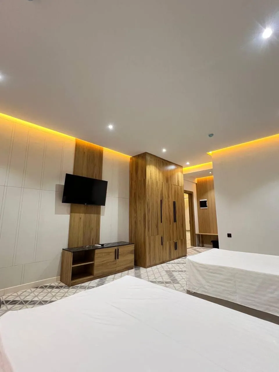 Photo of the whole room, Bed in Rich Land Hotel