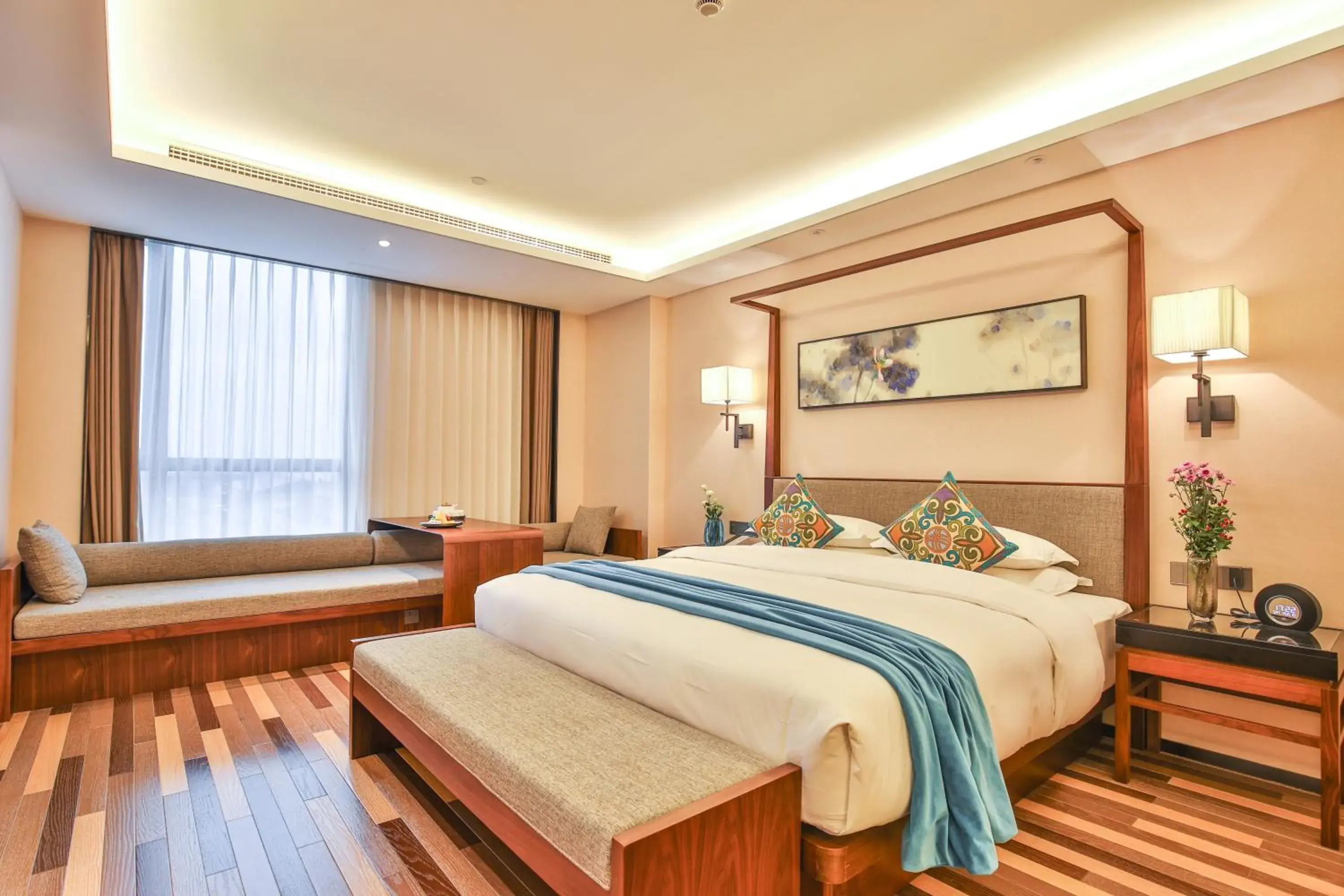 Deluxe Queen Room in SSAW Boutique Hotel Qidong Tiansheng Deluxe Queen Room in SSAW Boutique Hotel Qidong Tiansheng