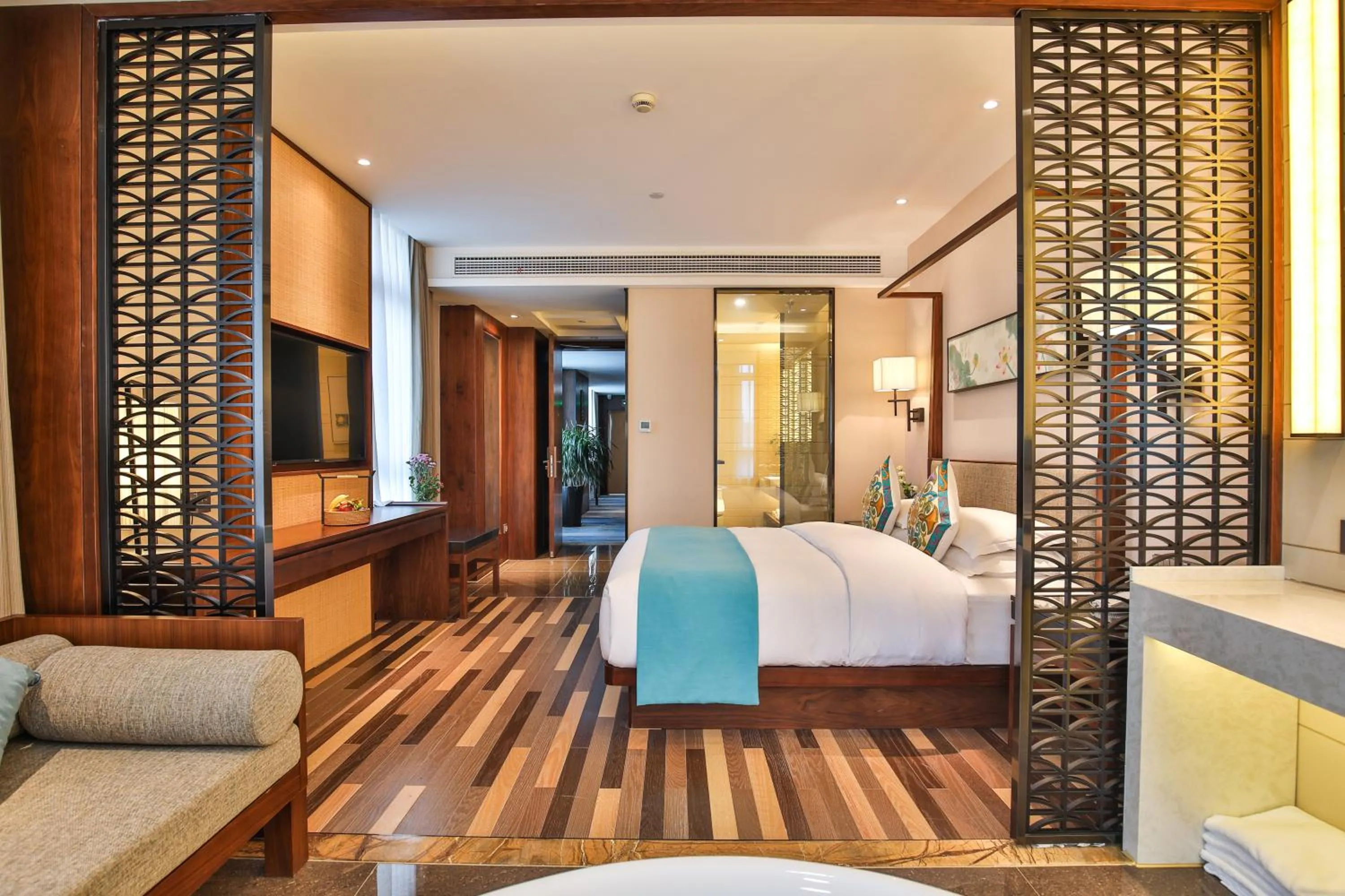 Deluxe Double Room with Bath in SSAW Boutique Hotel Qidong Tiansheng