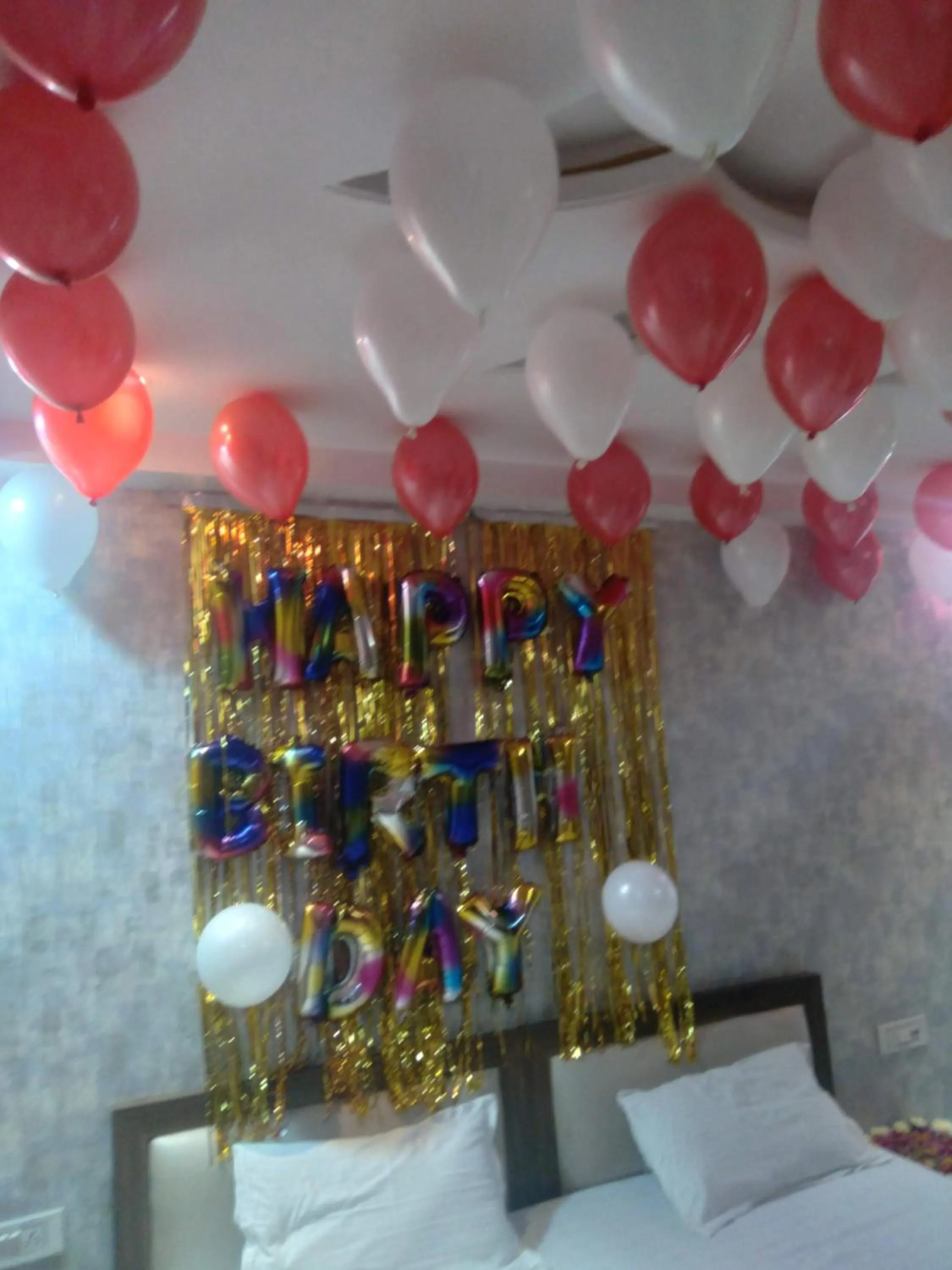 Bed in The Moody Moon Hotel