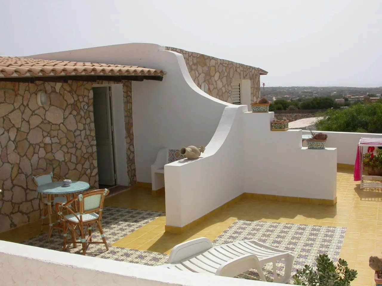 Patio in Hotel Macondo