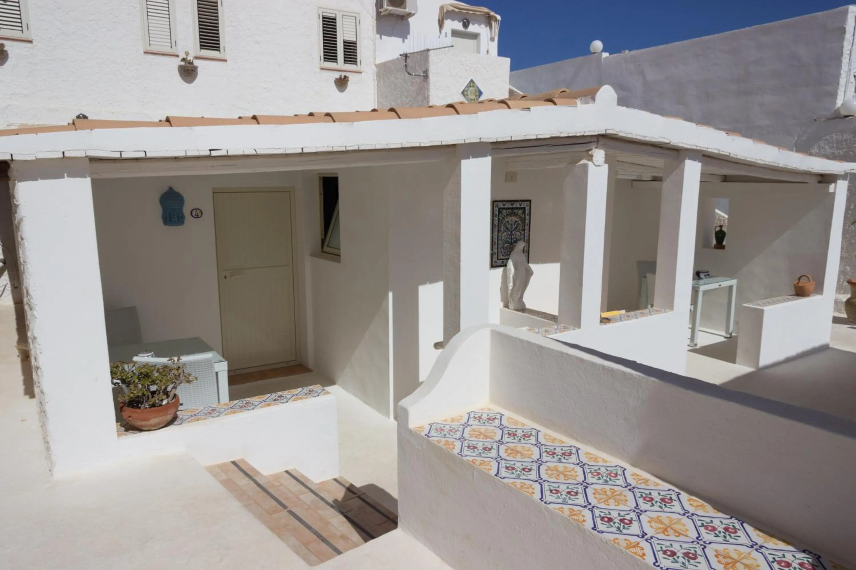 Patio in Hotel Macondo