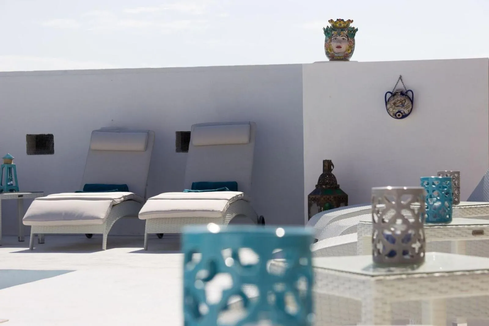 Swimming pool in Hotel Macondo