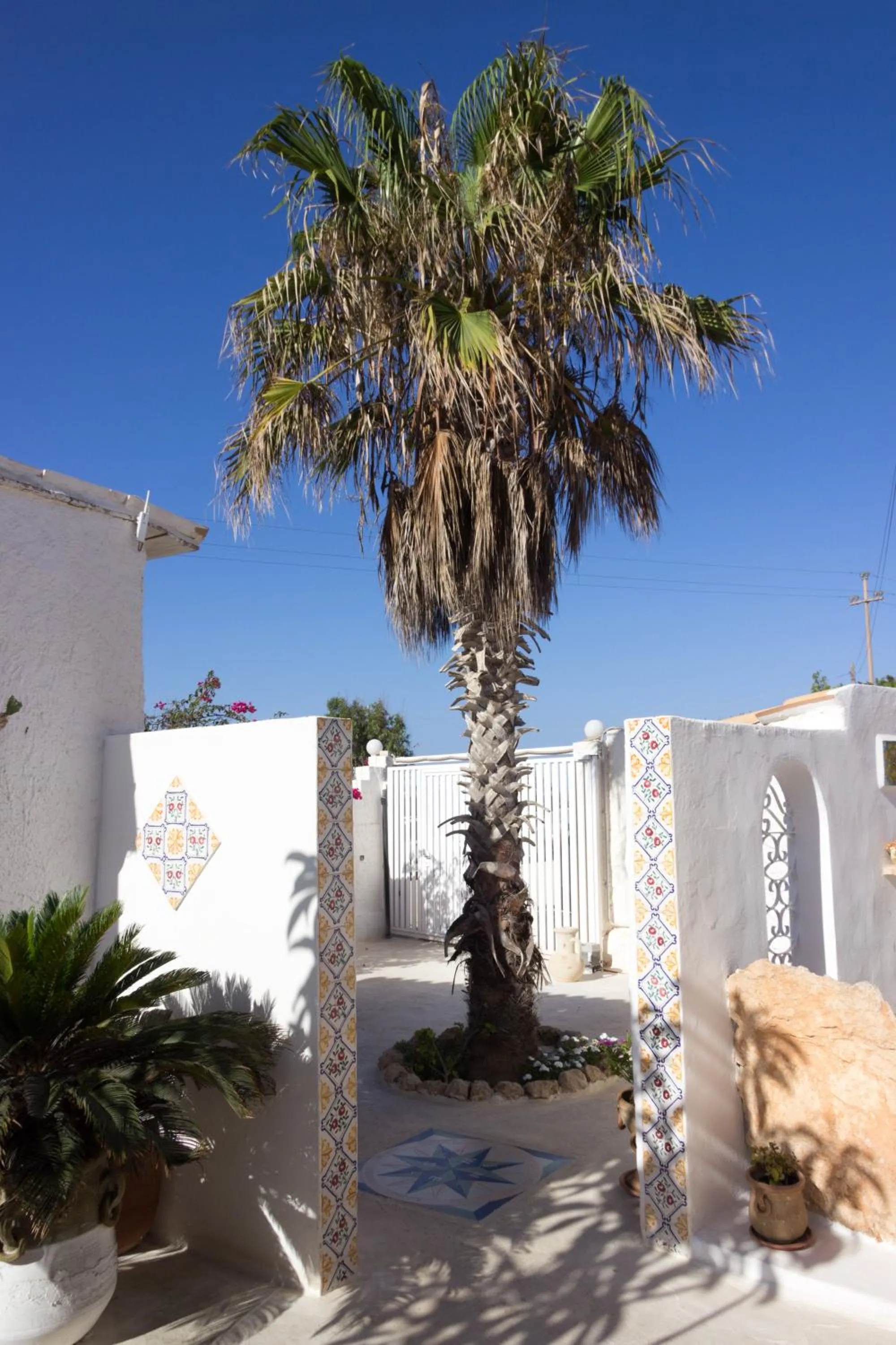 Patio in Hotel Macondo