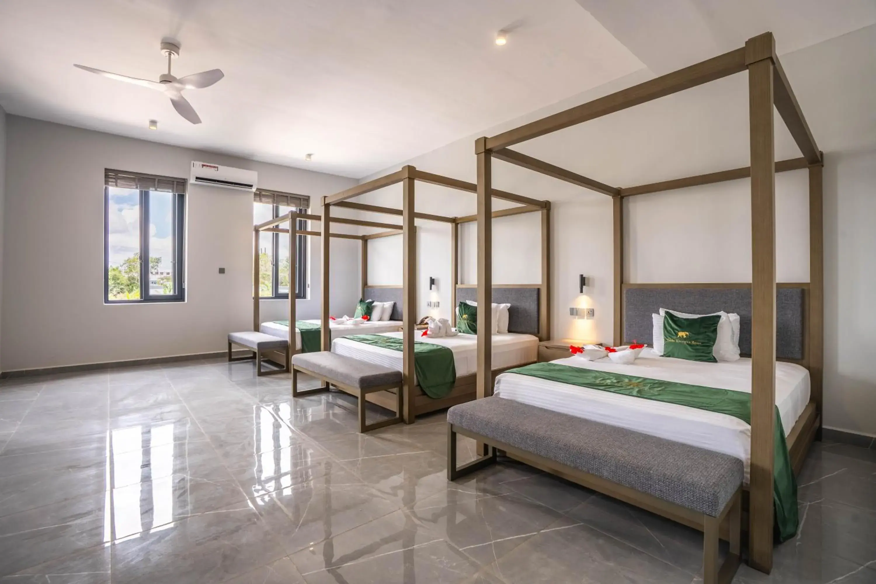 Family Room with Jacuzzi & Garden View in Tembo Kiwengwa Resort Family Room with Jacuzzi & Garden View in Tembo Kiwengwa Resort