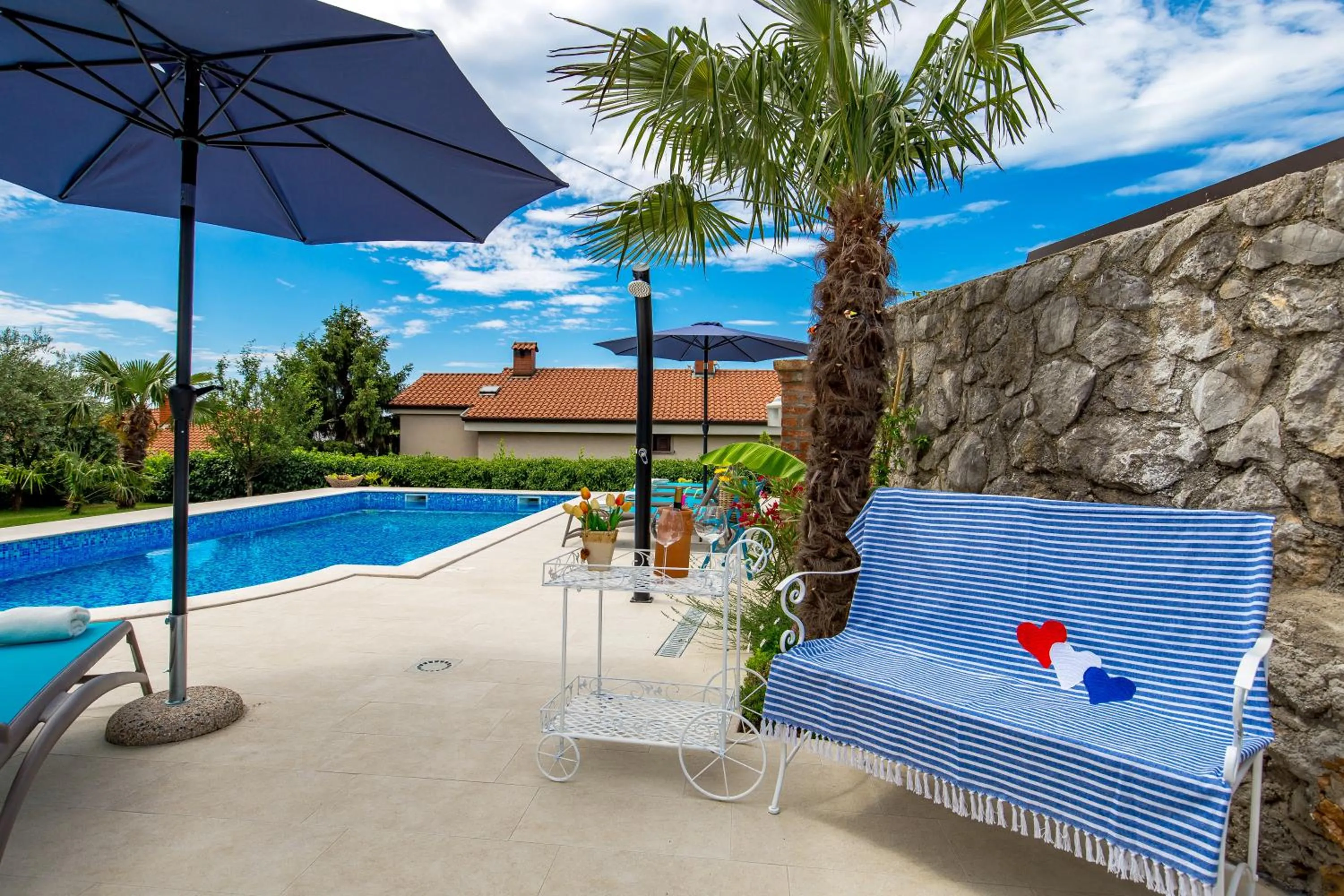 Swimming pool in Apartment Patricia Rijeka