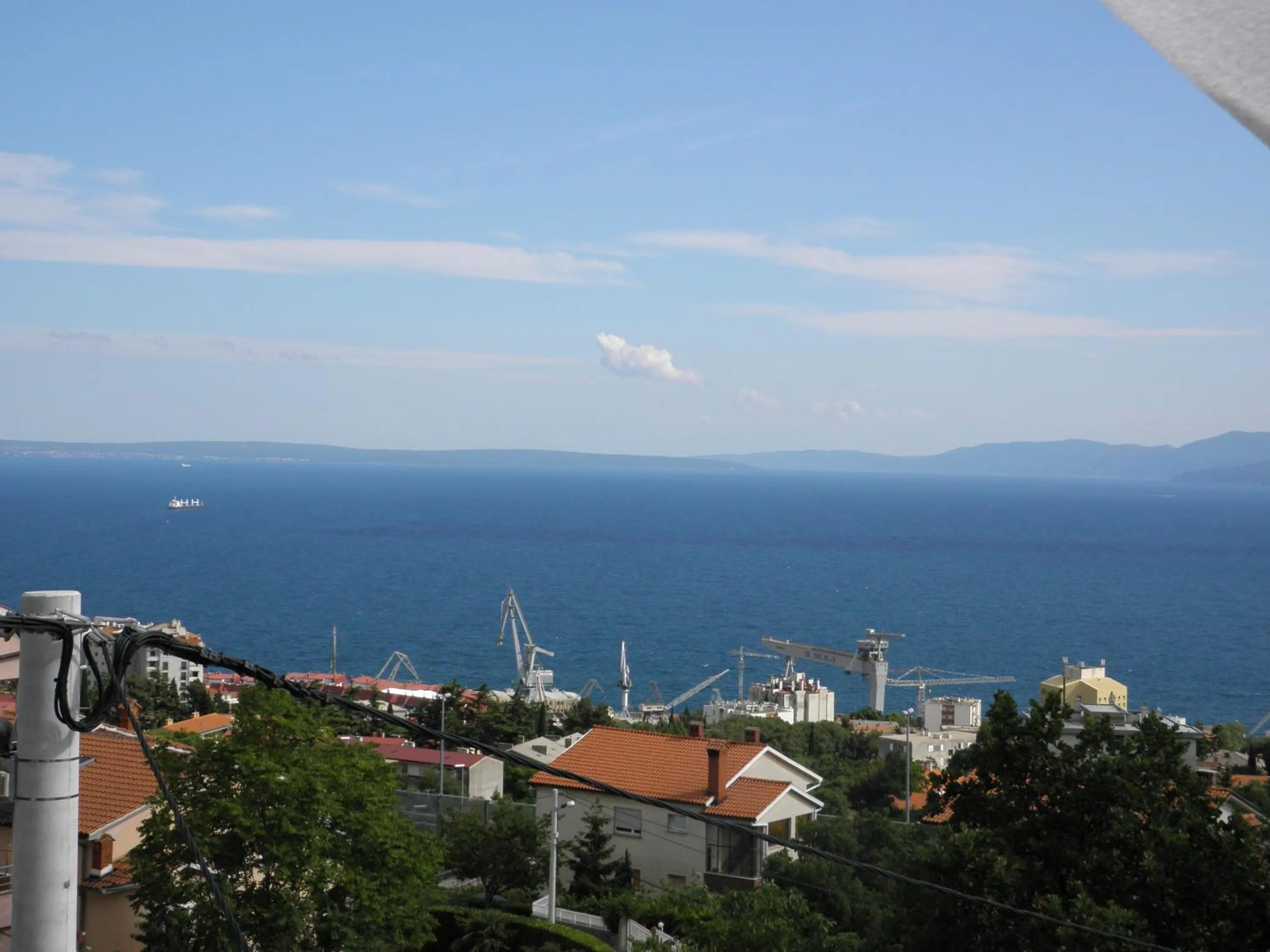 Sea view in Apartment Patricia Rijeka