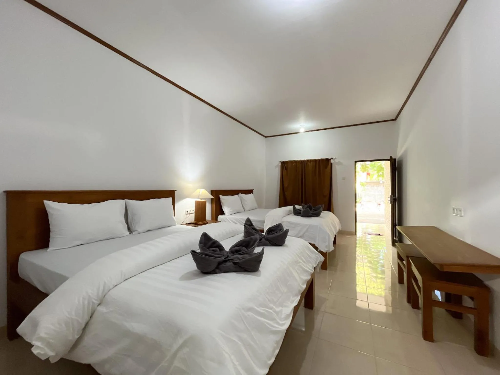 Bed in Bara Cabana Hotel