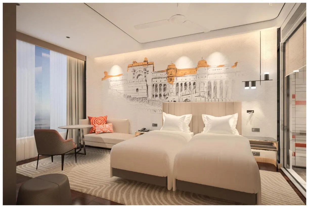 Bedroom, Bed in Sarovar Premiere Alwar