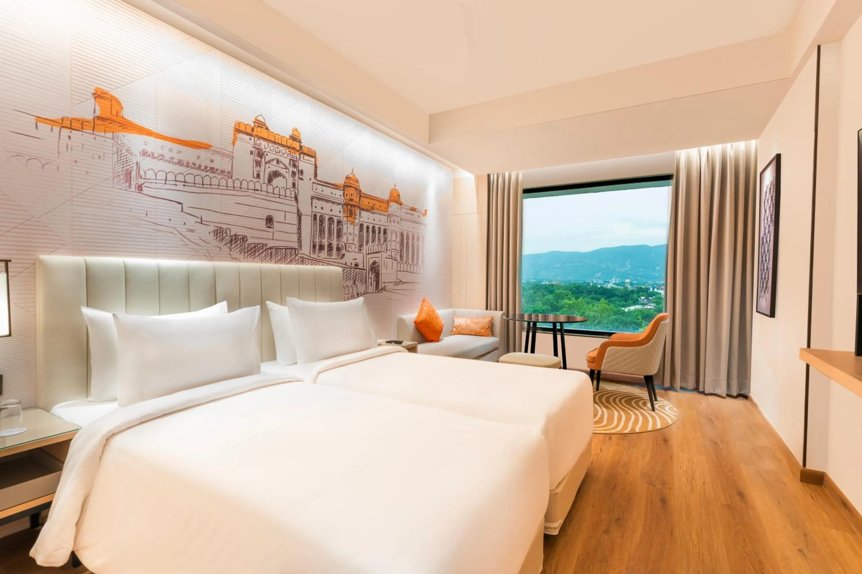 Bedroom, Bed in Sarovar Premiere Alwar