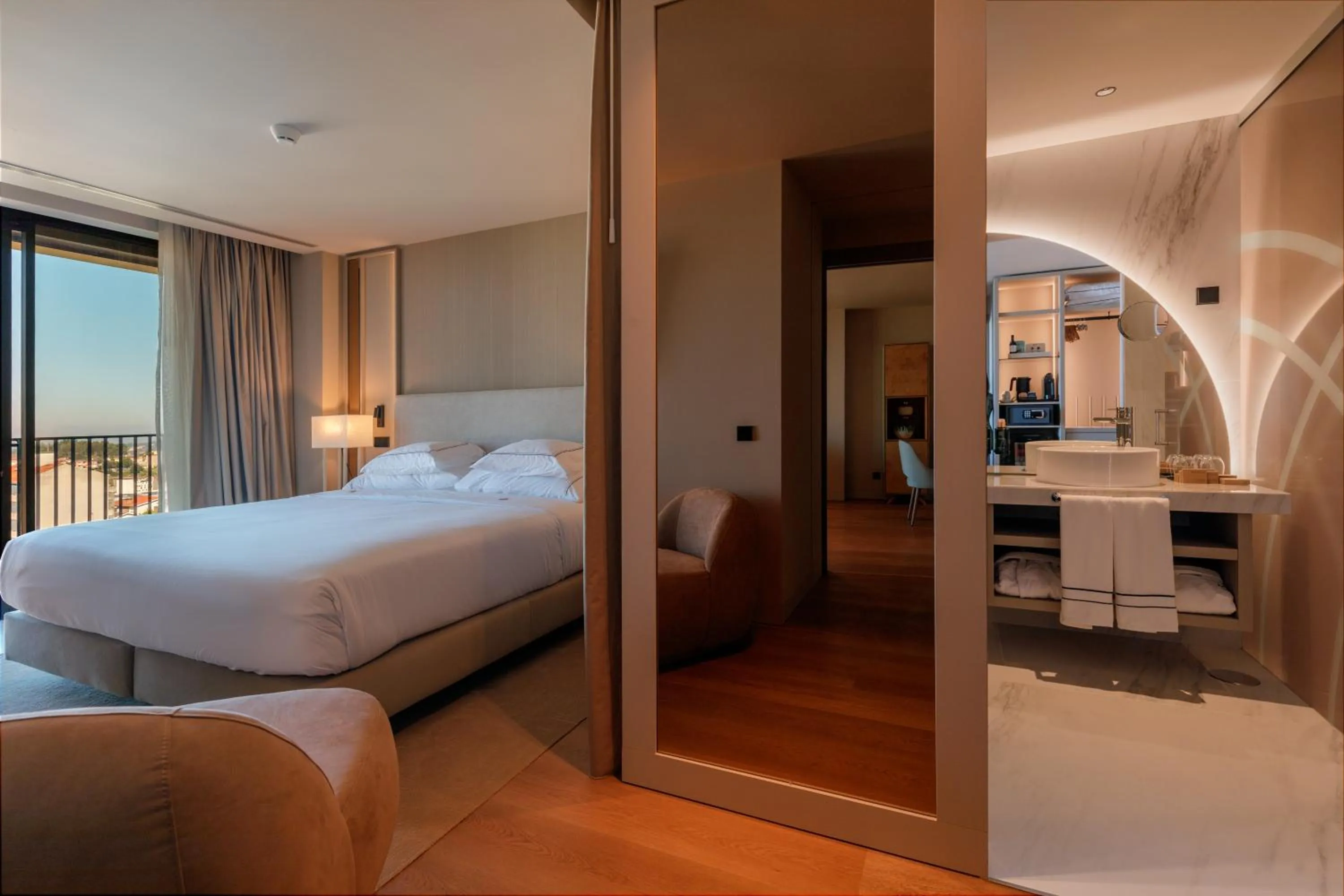 Bed in Meliá São João da Madeira