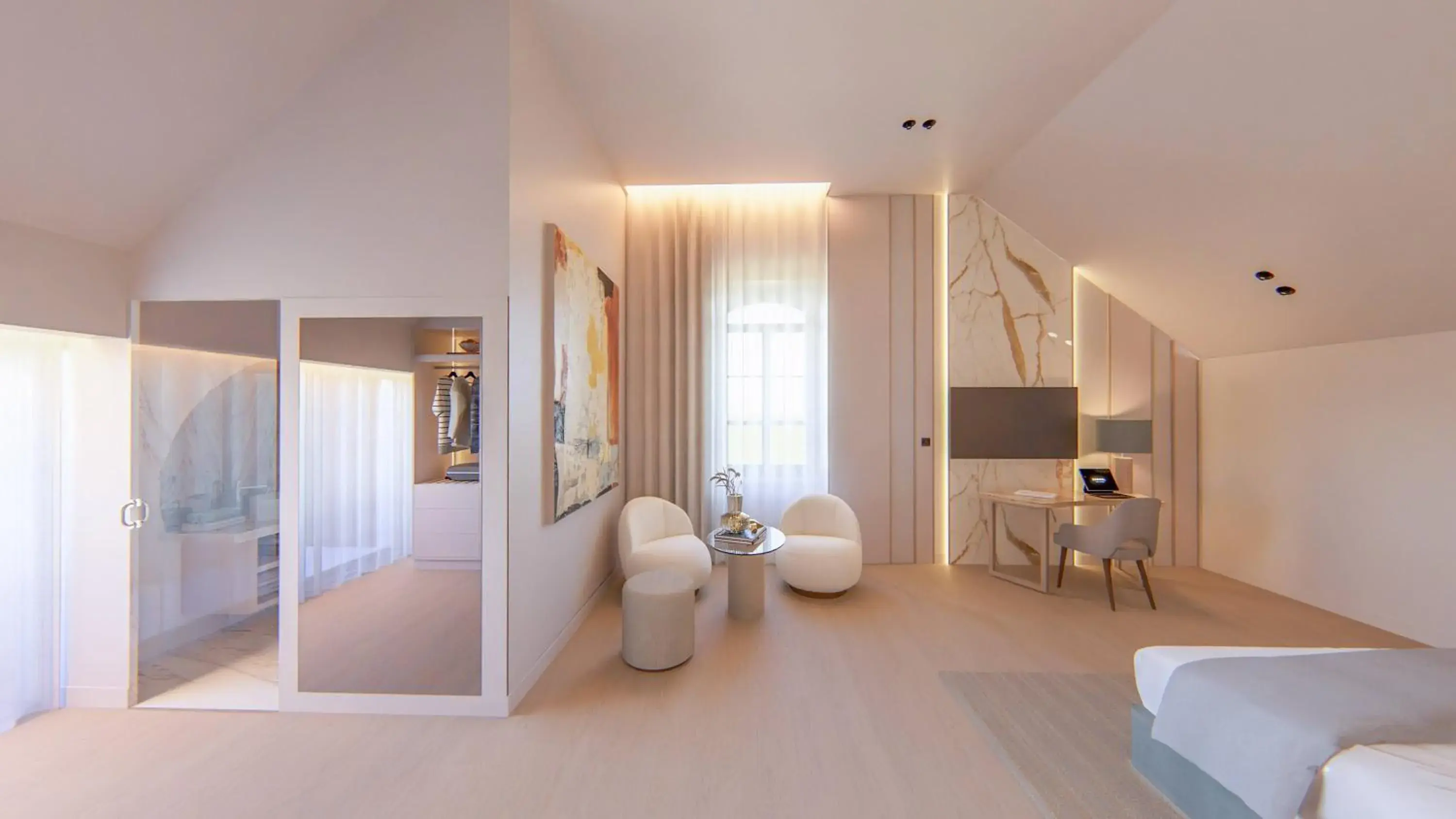 Bed in Meliá São João da Madeira Bed in Meliá São João da Madeira