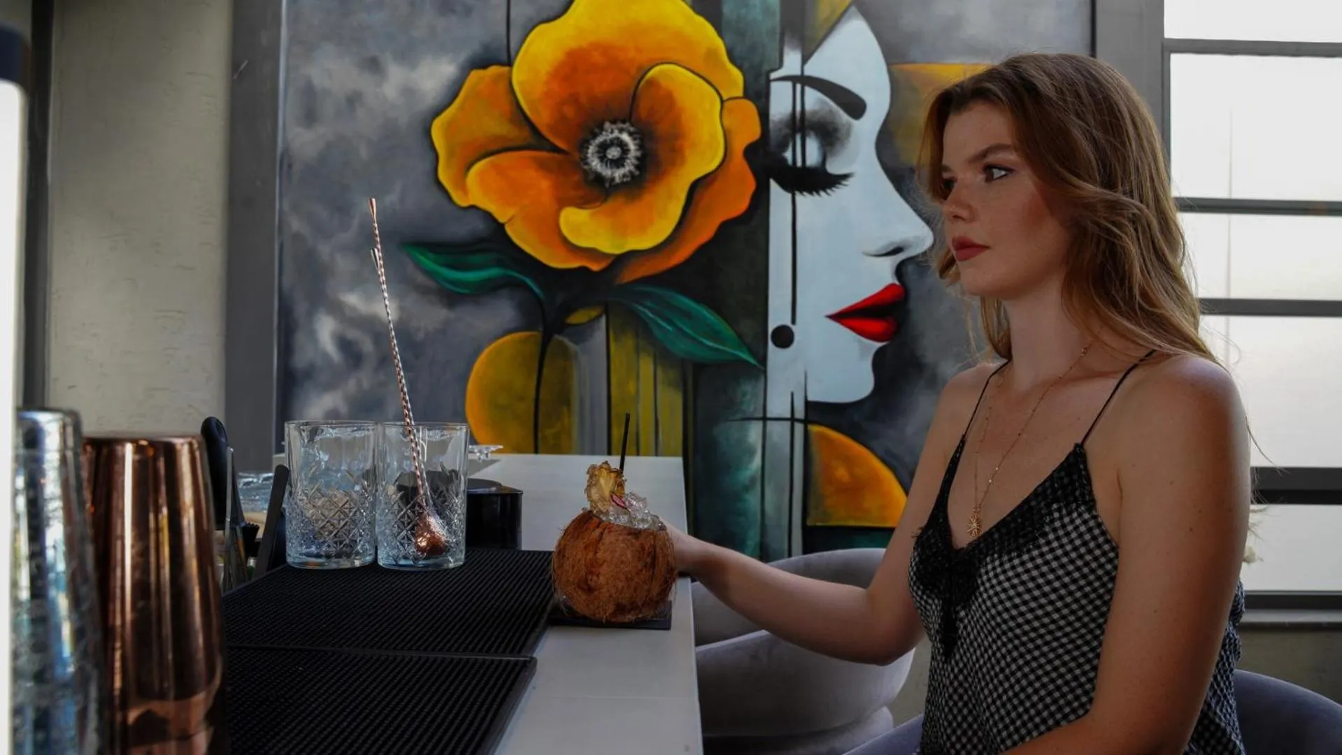 Lounge or bar in RUKA Hotel