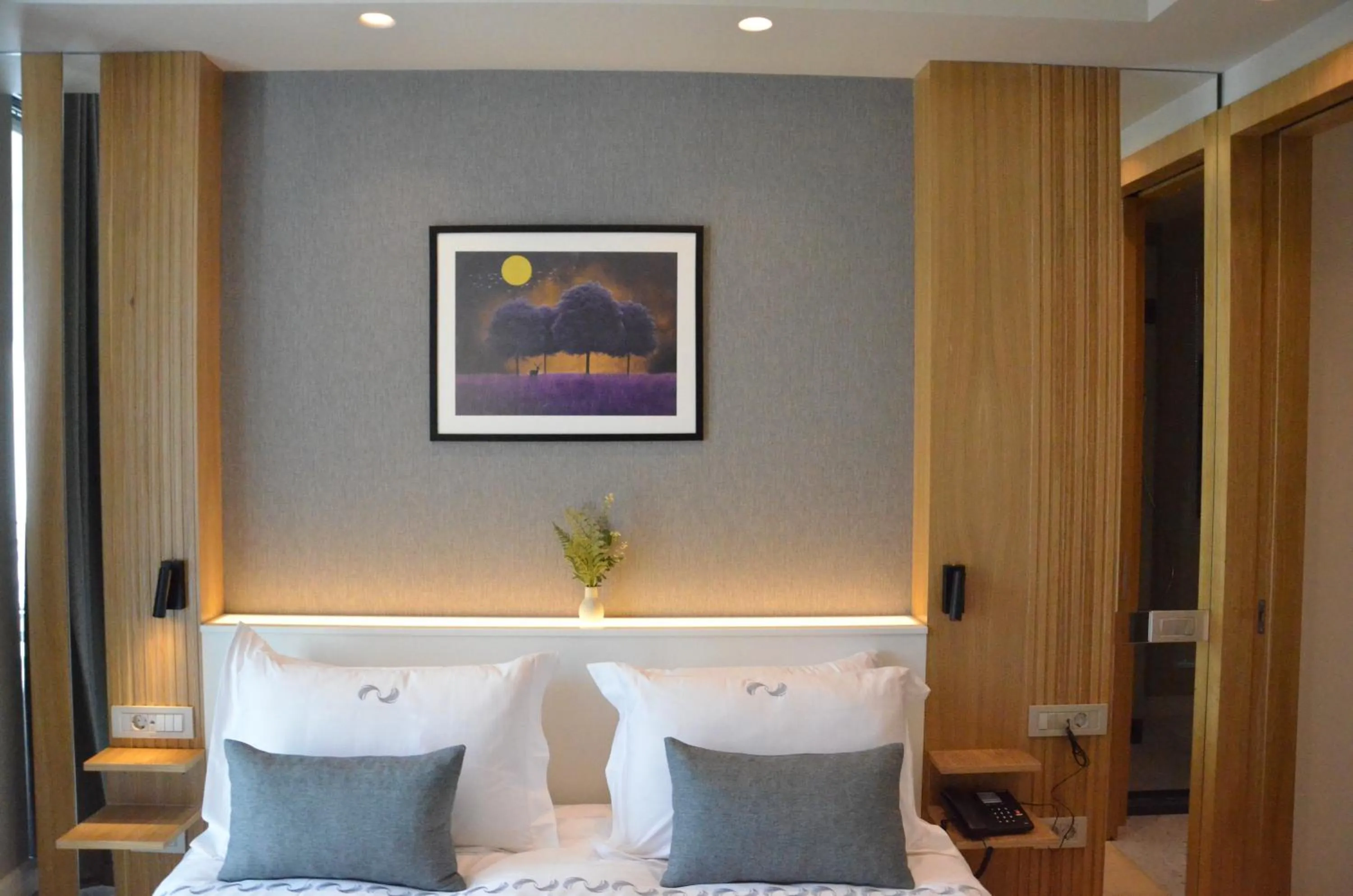 View (from property/room), Bed in RUKA Hotel