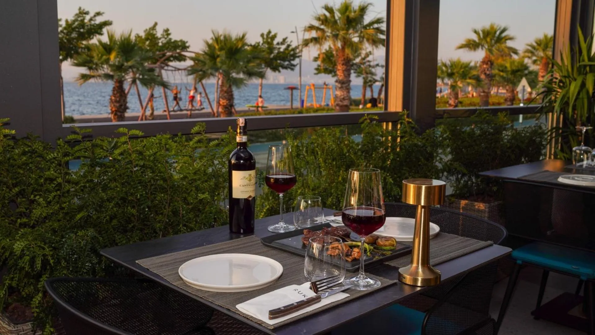 Dining area in RUKA Hotel