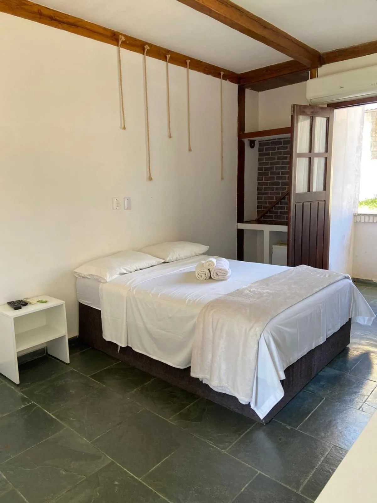 Bed in Pousada Canavieiras Bahia