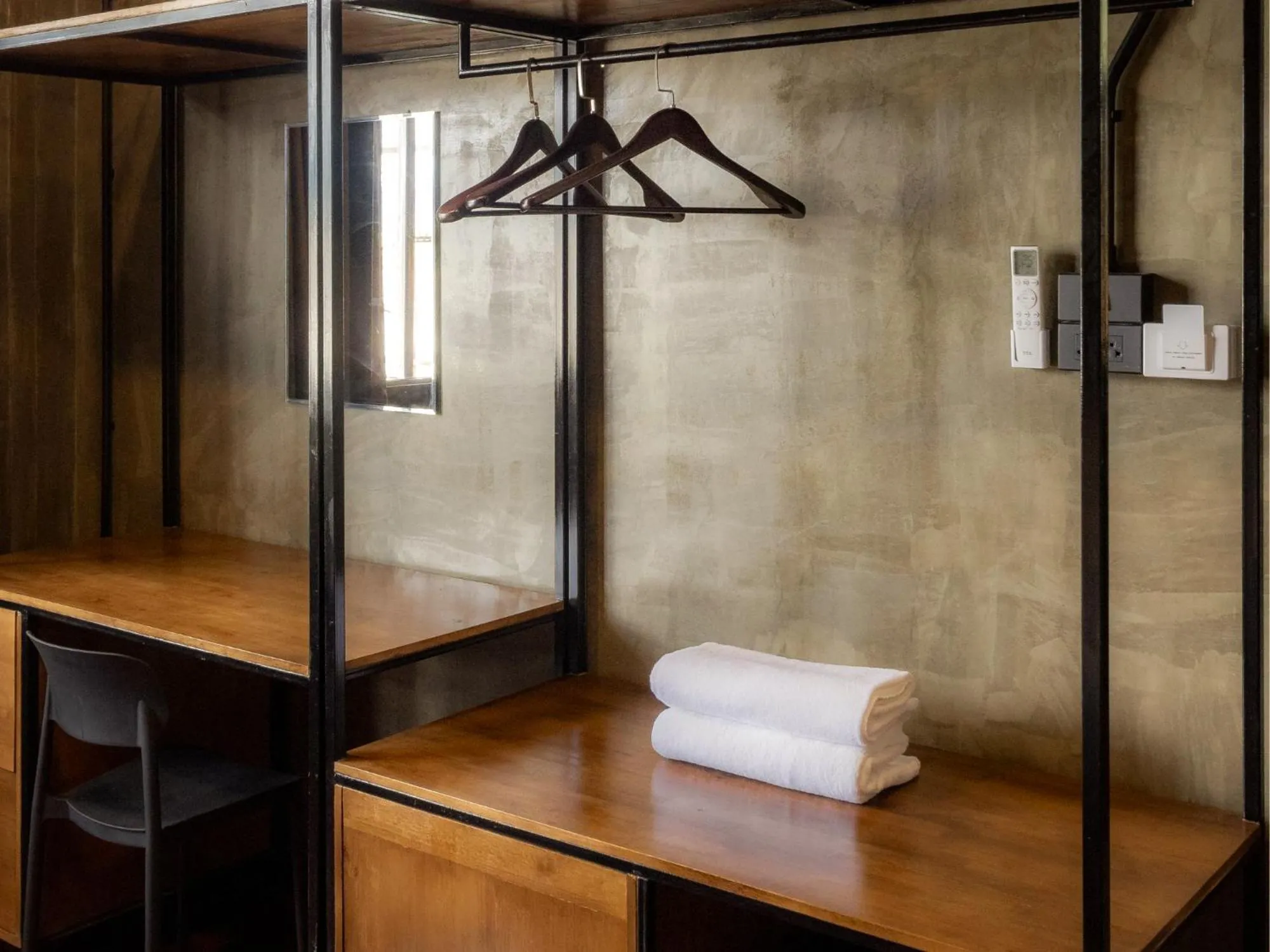 wardrobe in Lanna Loft Hostel