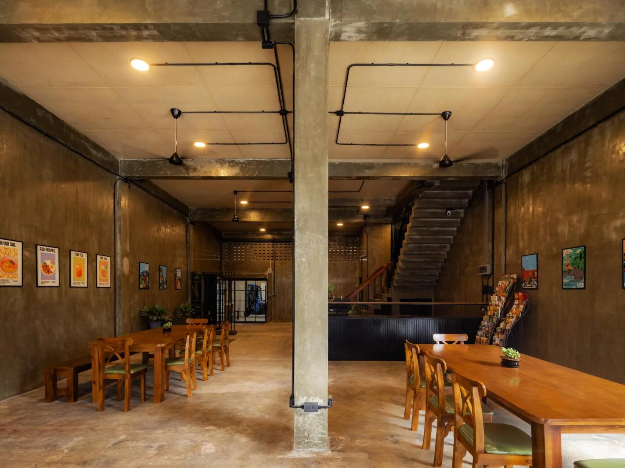 Living room in Lanna Loft Hostel