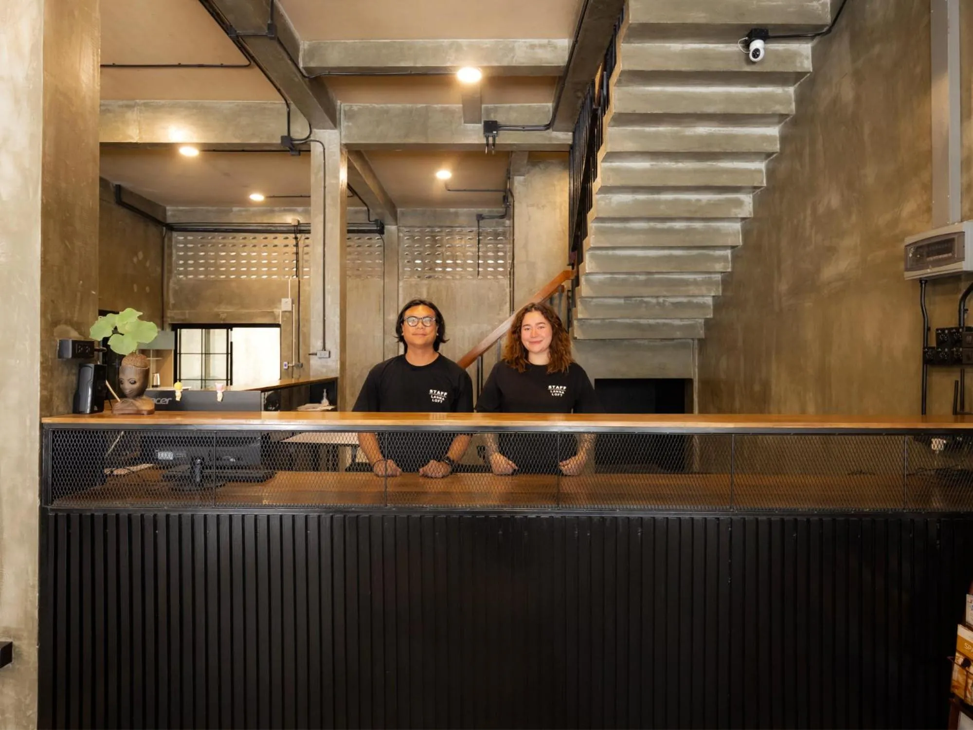 Lobby or reception in Lanna Loft Hostel