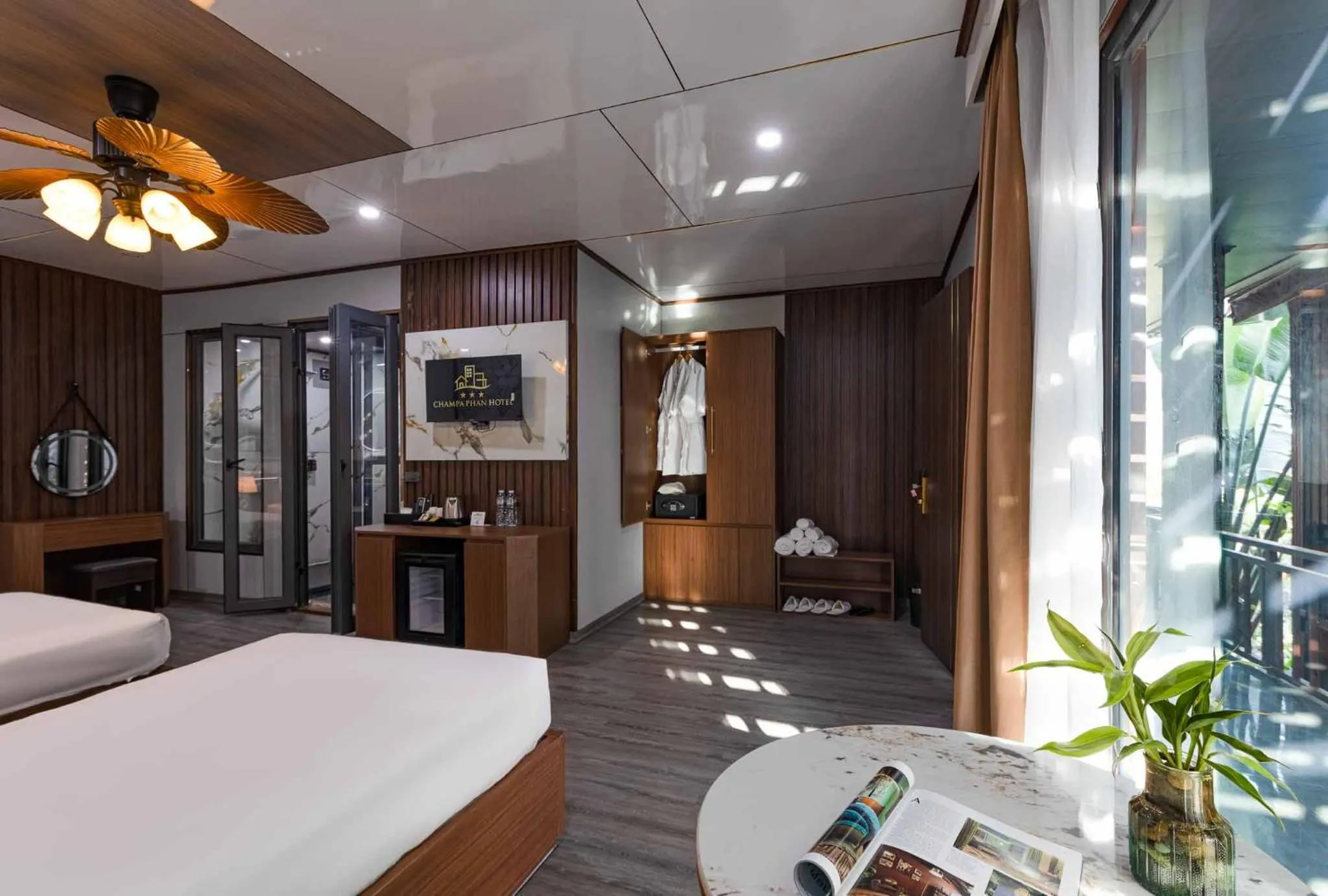 Bedroom, Bed in Champa Phan Boutique Hotel