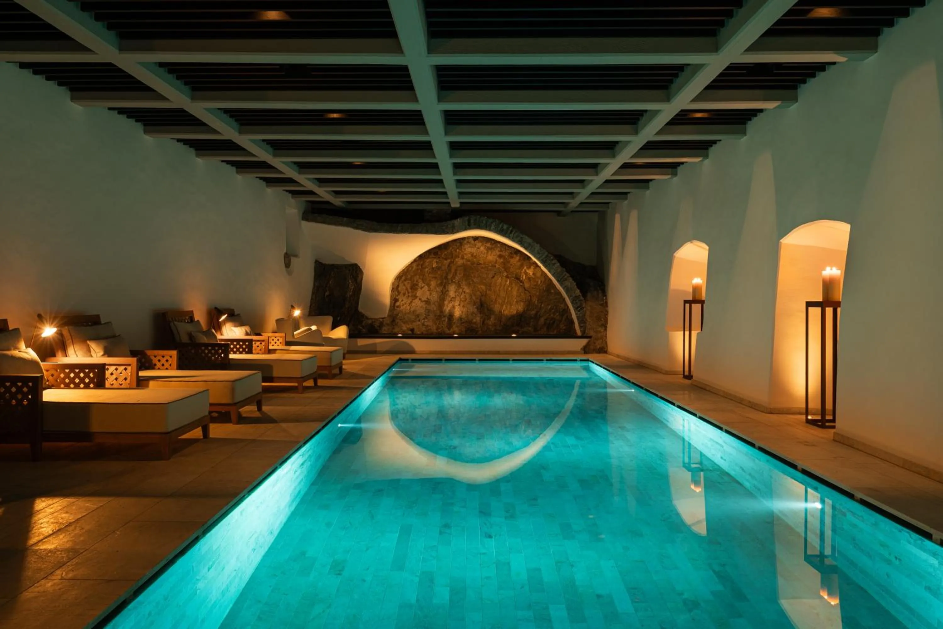 Swimming pool in Castel Badia - The Leading Hotels of the World
