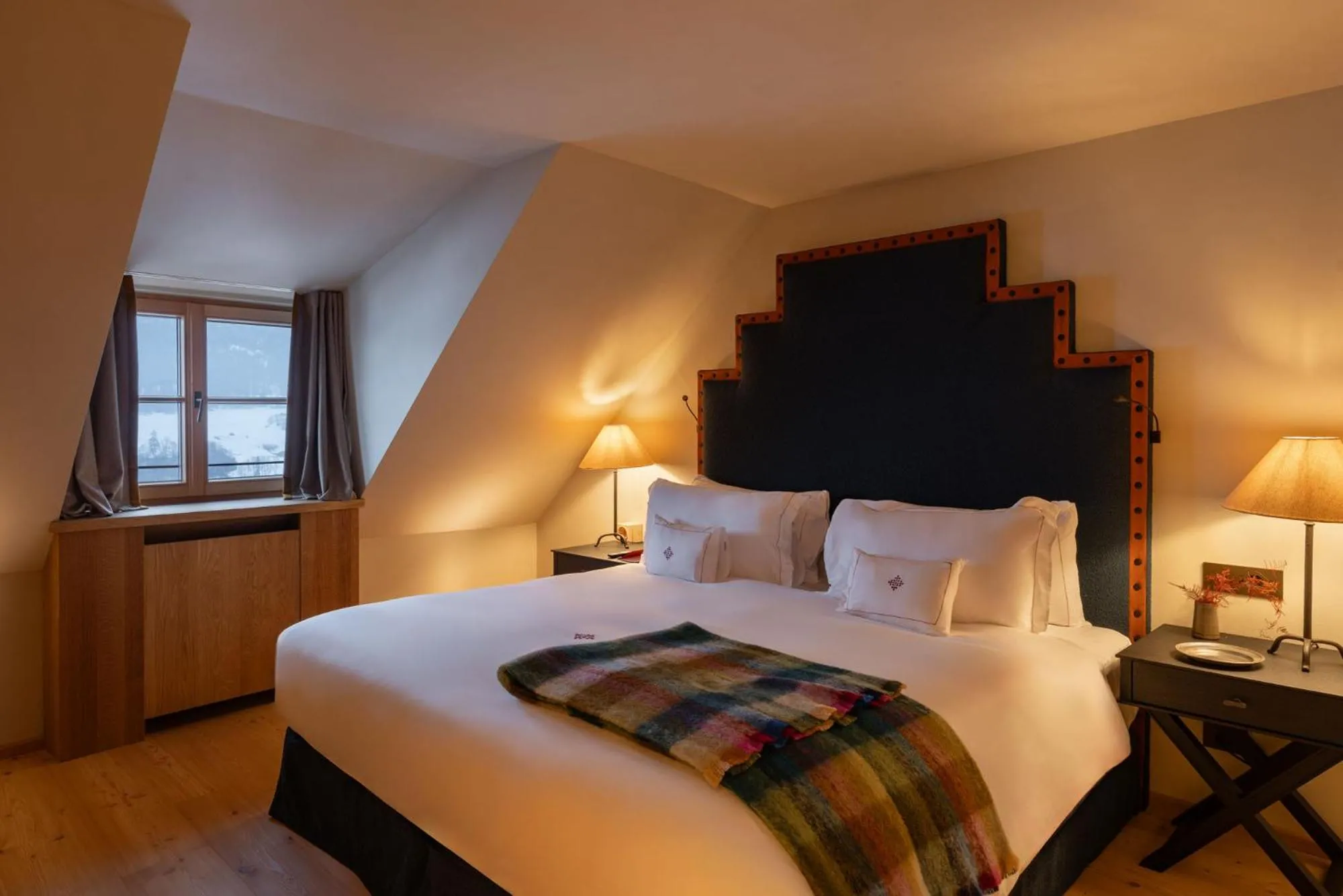 Bedroom, Bed in Castel Badia - The Leading Hotels of the World