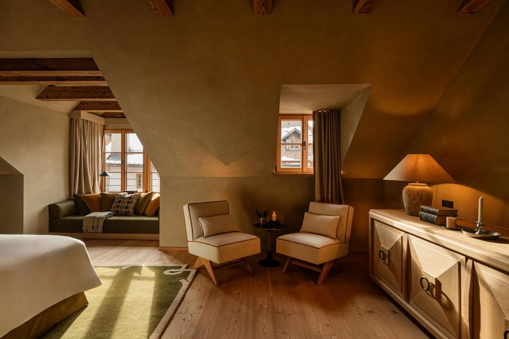 Bedroom, Bed in Castel Badia - The Leading Hotels of the World