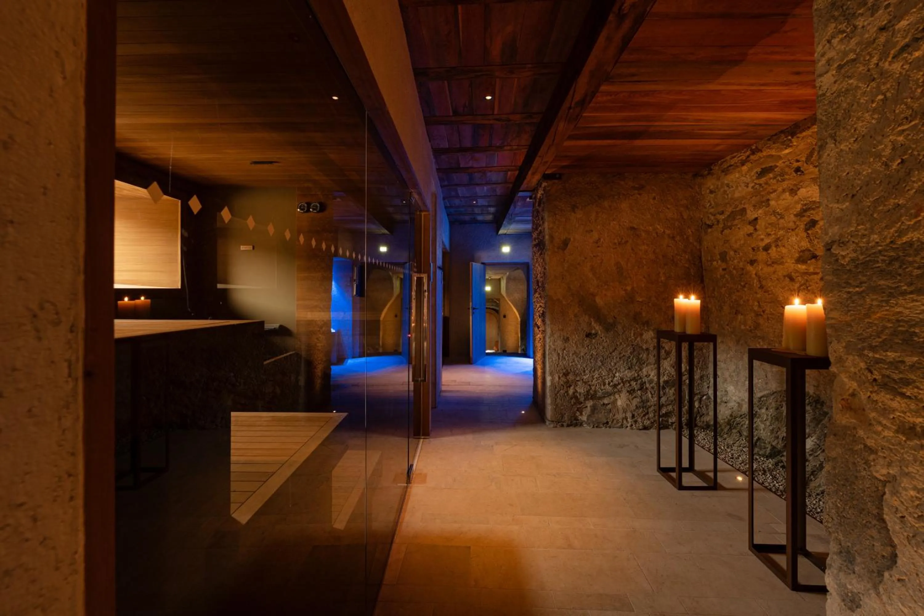 Steam room in Castel Badia - The Leading Hotels of the World