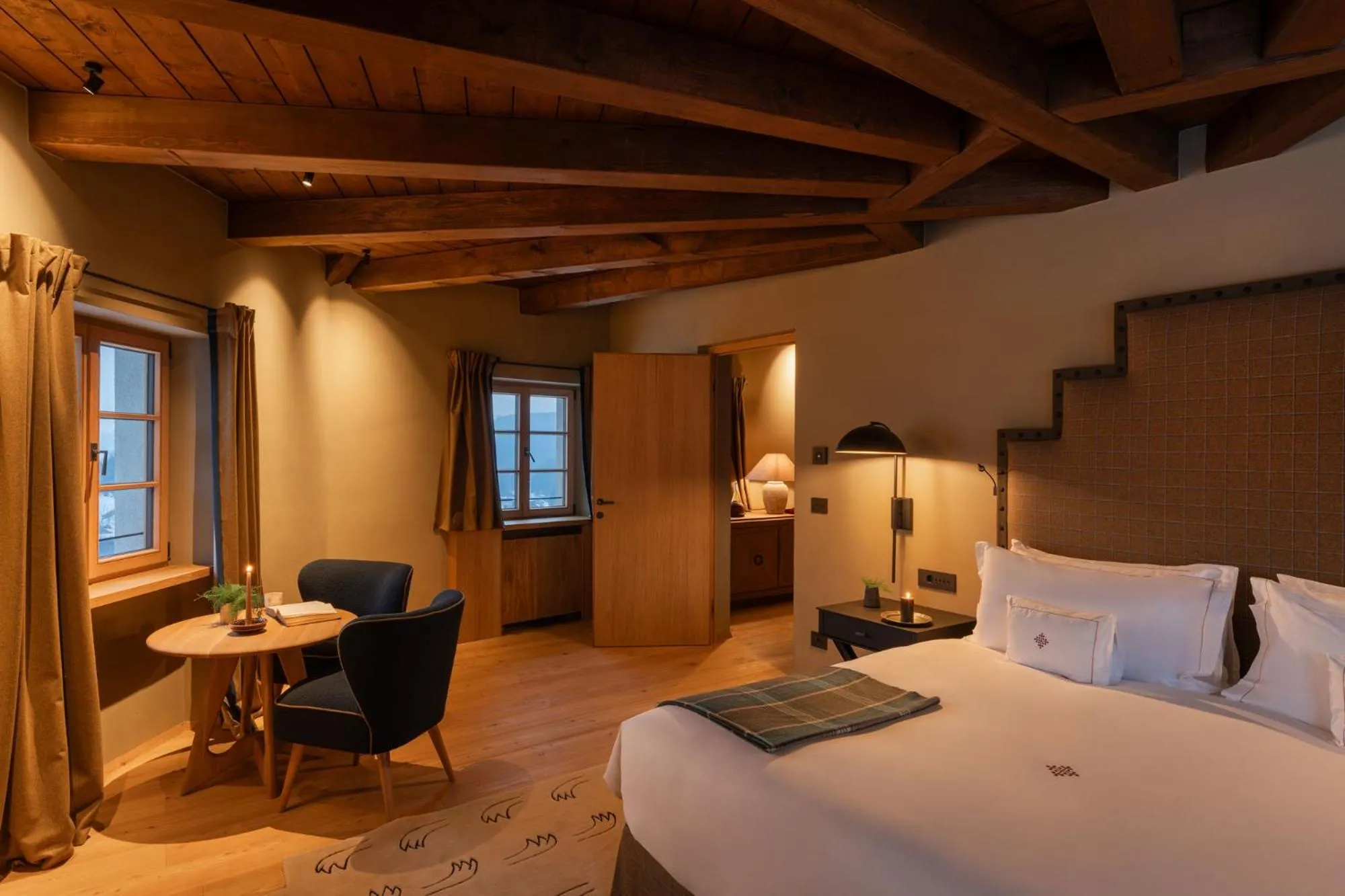Bedroom, Bed in Castel Badia - The Leading Hotels of the World