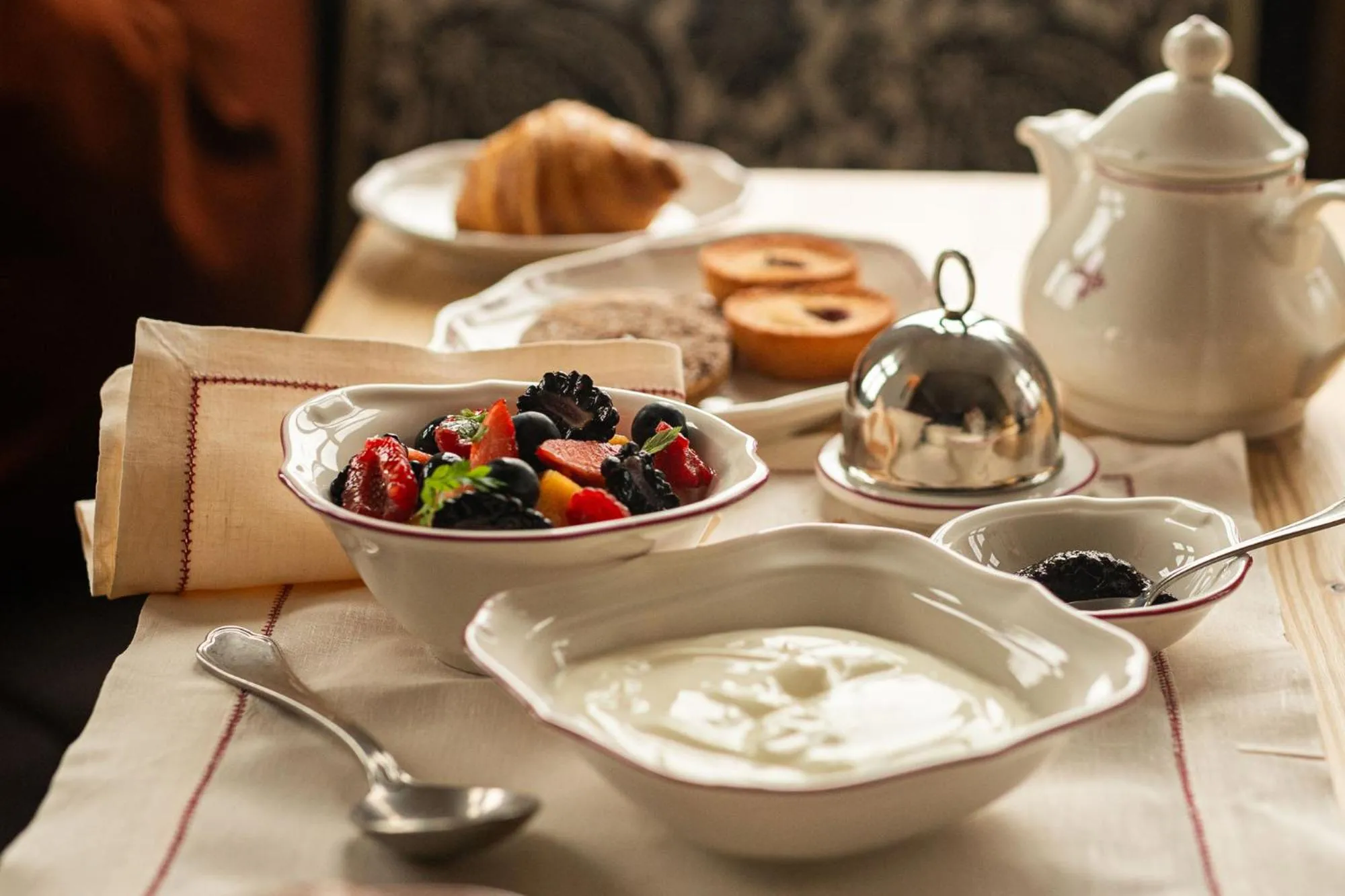 Breakfast in Castel Badia - The Leading Hotels of the World