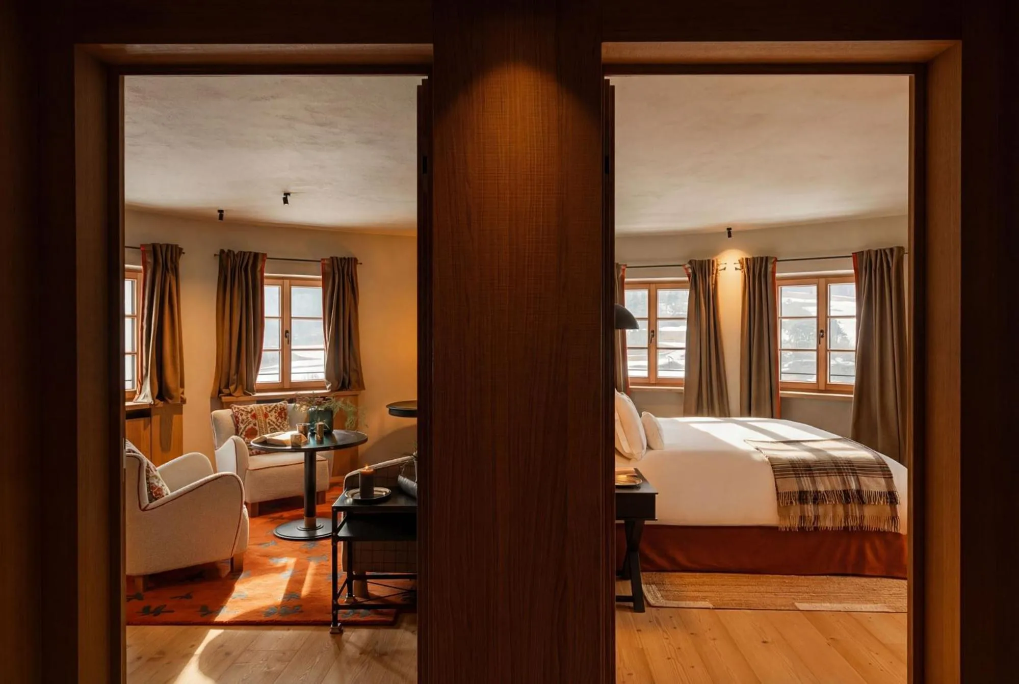 Bedroom, Bed in Castel Badia - The Leading Hotels of the World