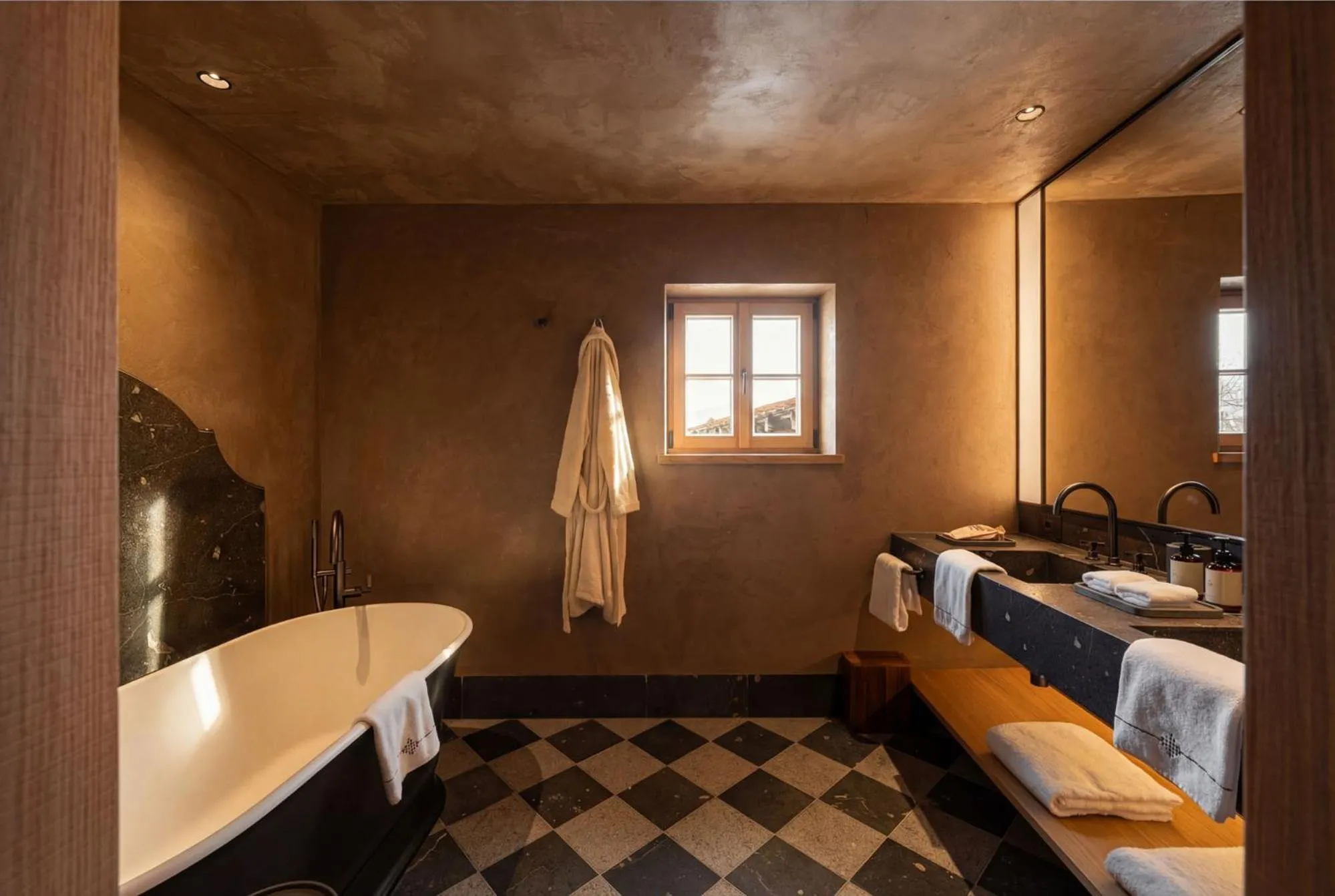 Bathroom in Castel Badia - The Leading Hotels of the World
