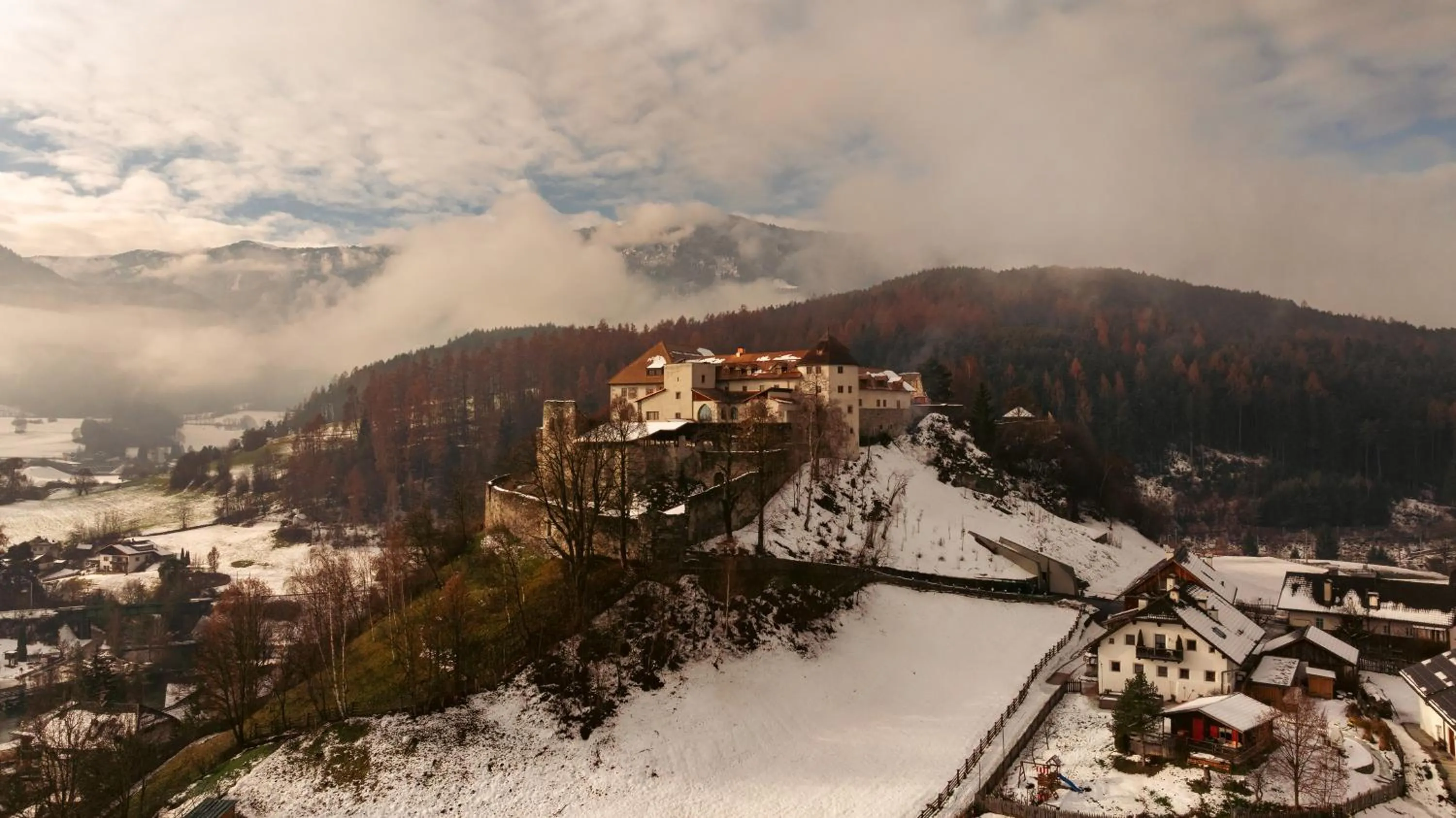 Bird's eye view in Castel Badia - The Leading Hotels of the World