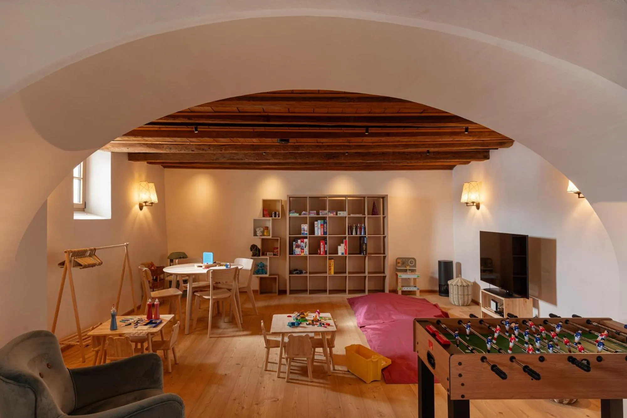 Game Room in Castel Badia - The Leading Hotels of the World