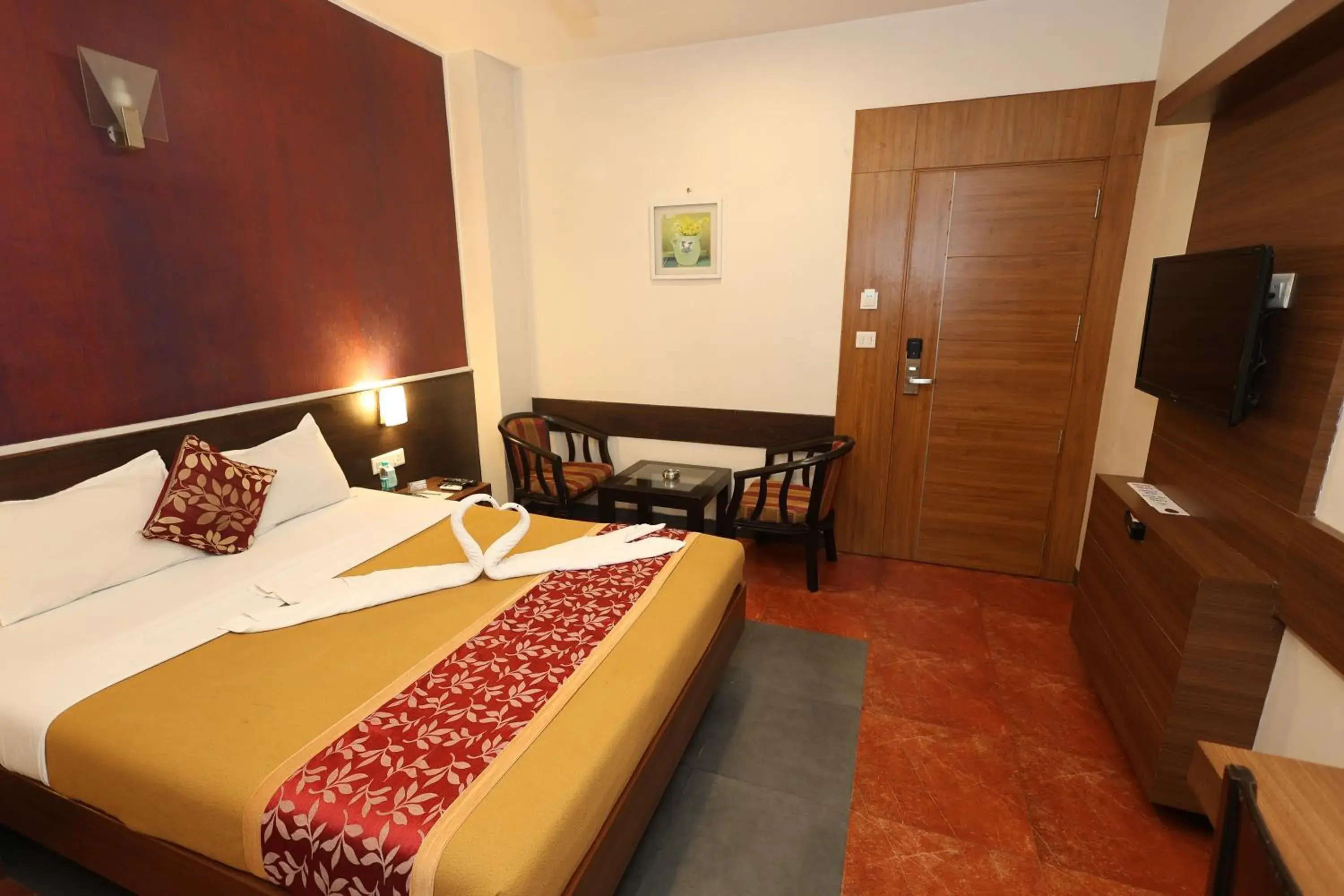 Bed in Abirami Residency Bed in Abirami Residency