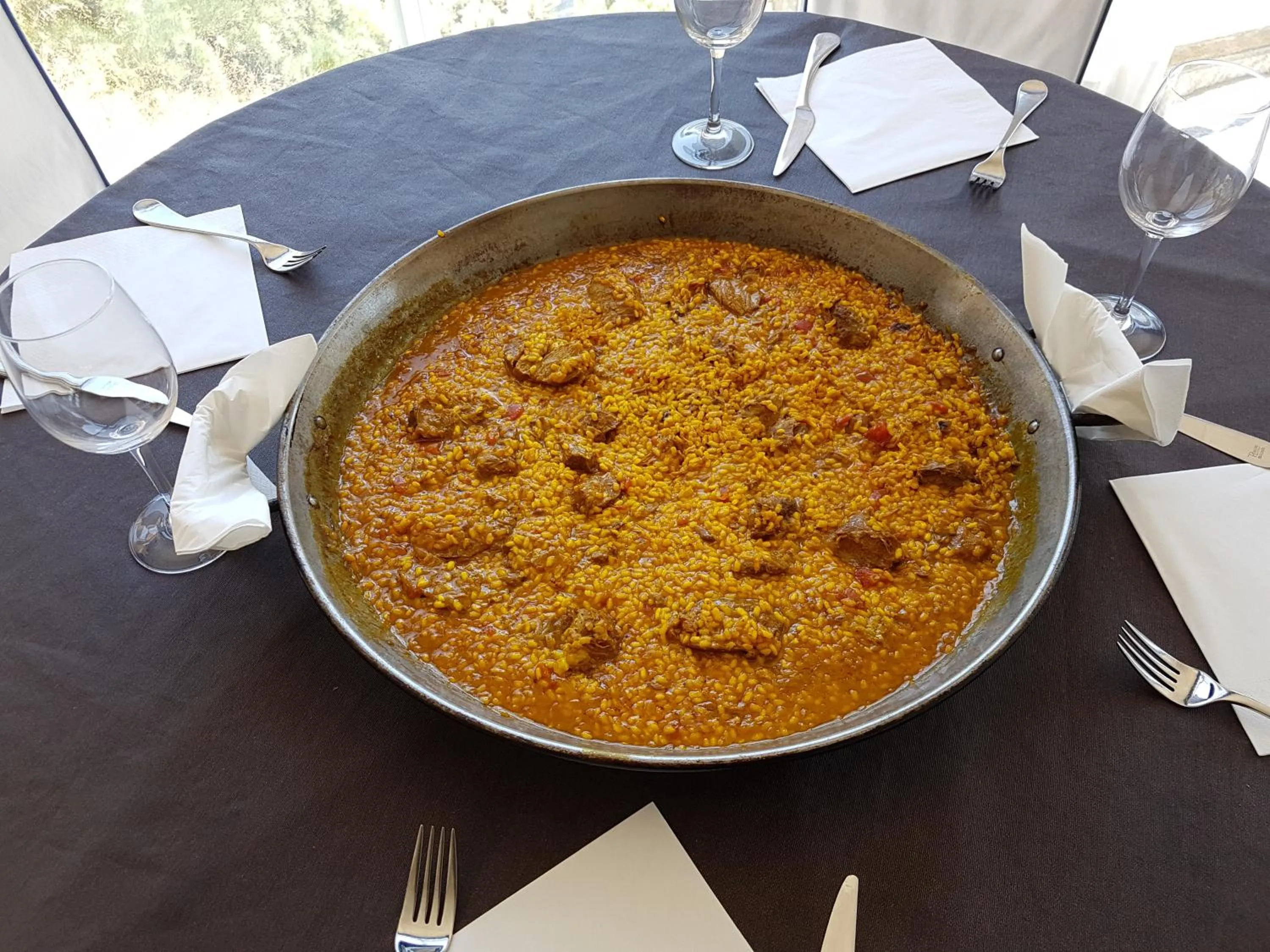 Food and drinks in Hotel Restaurante Felipe II