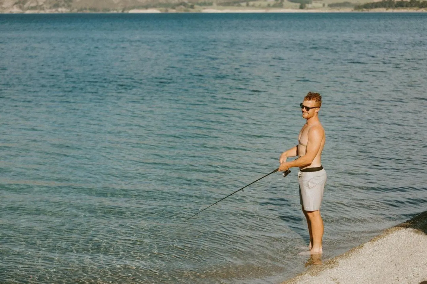 Fishing in The Camp - Lake Hawea