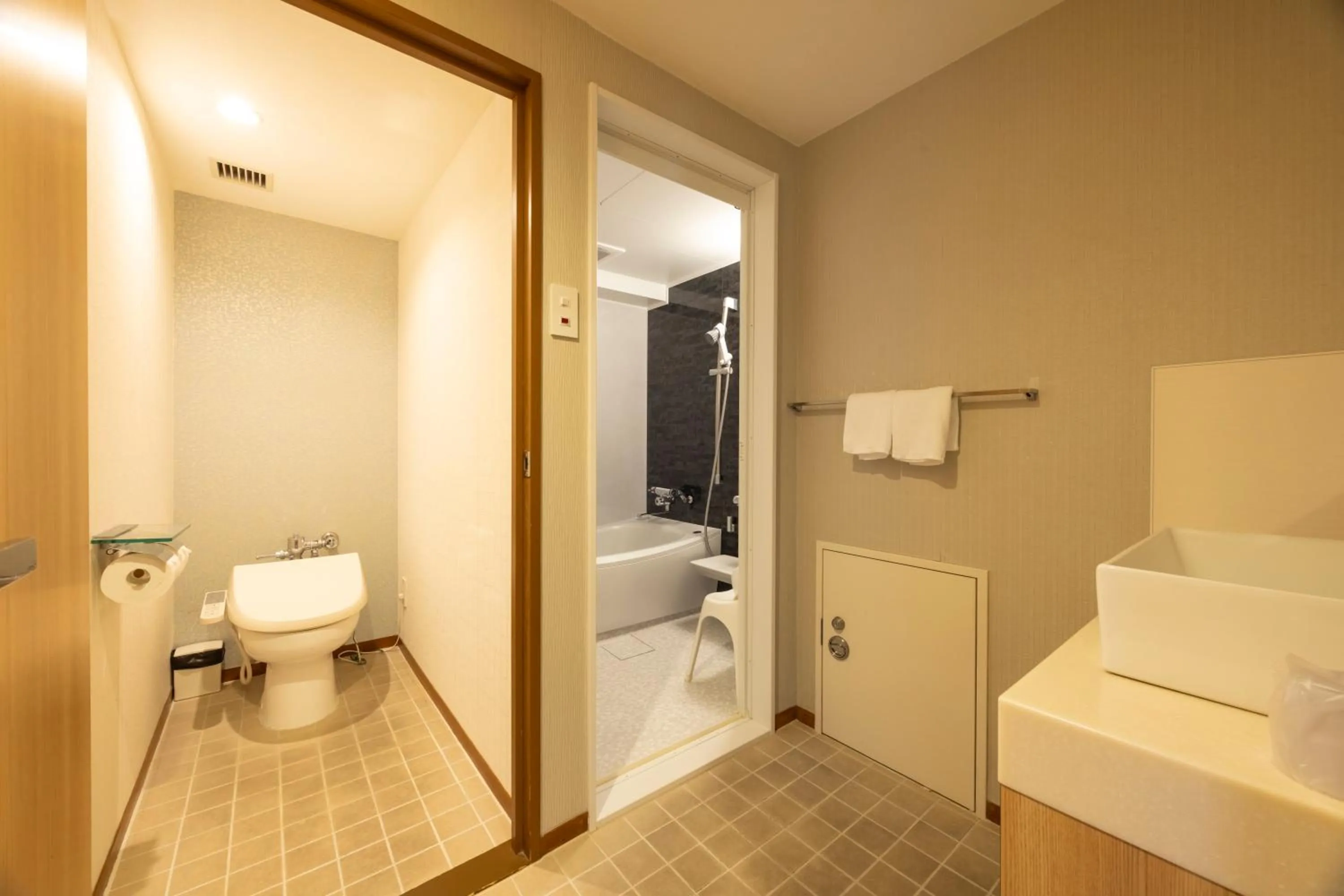 Shower in Kushiro Century Castle Hotel