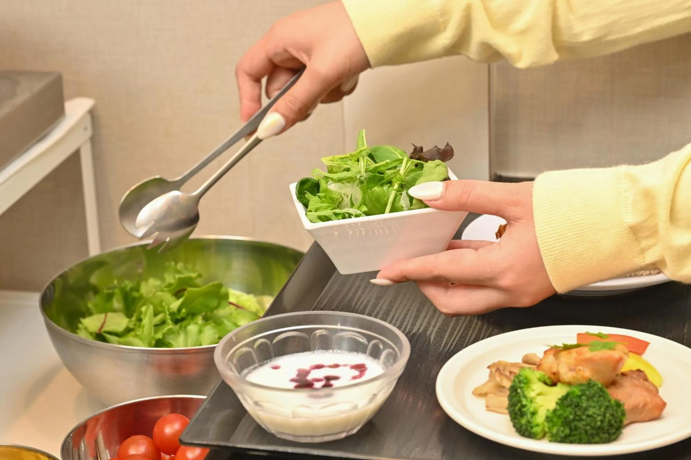 Buffet breakfast in Sanco Inn Grande Tokyo Hamamatsucho