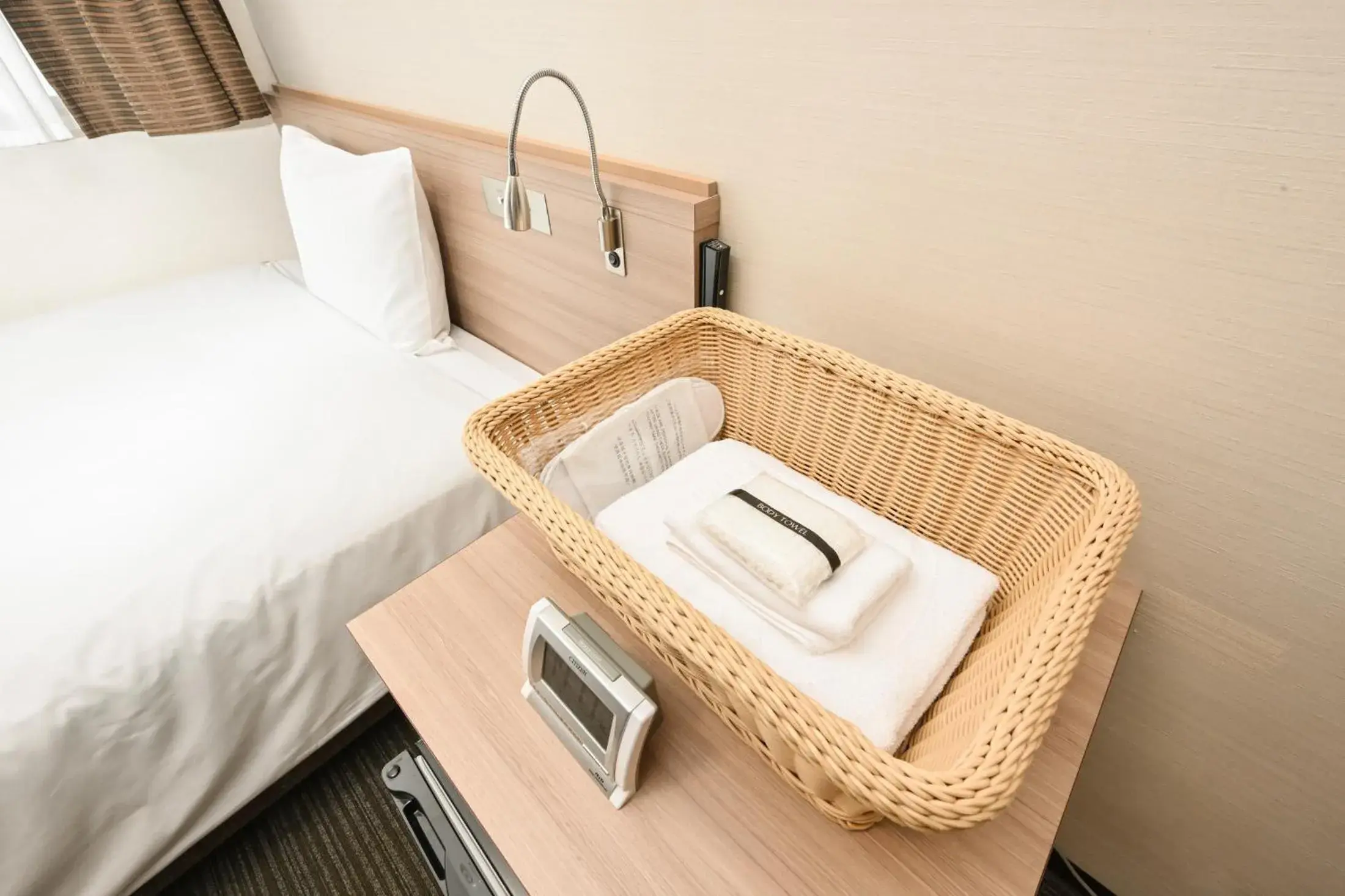 towels, Bed in Sanco Inn Grande Tokyo Hamamatsucho towels, Bed in Sanco Inn Grande Tokyo Hamamatsucho