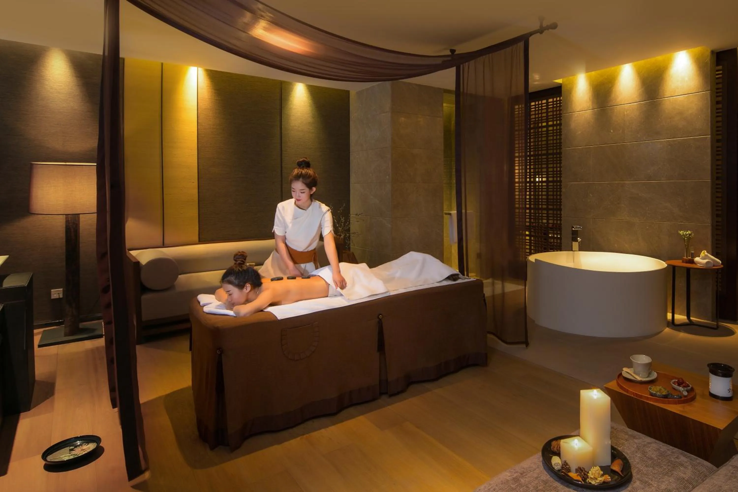 Spa and wellness centre/facilities in Aoluguya Hotel Harbin