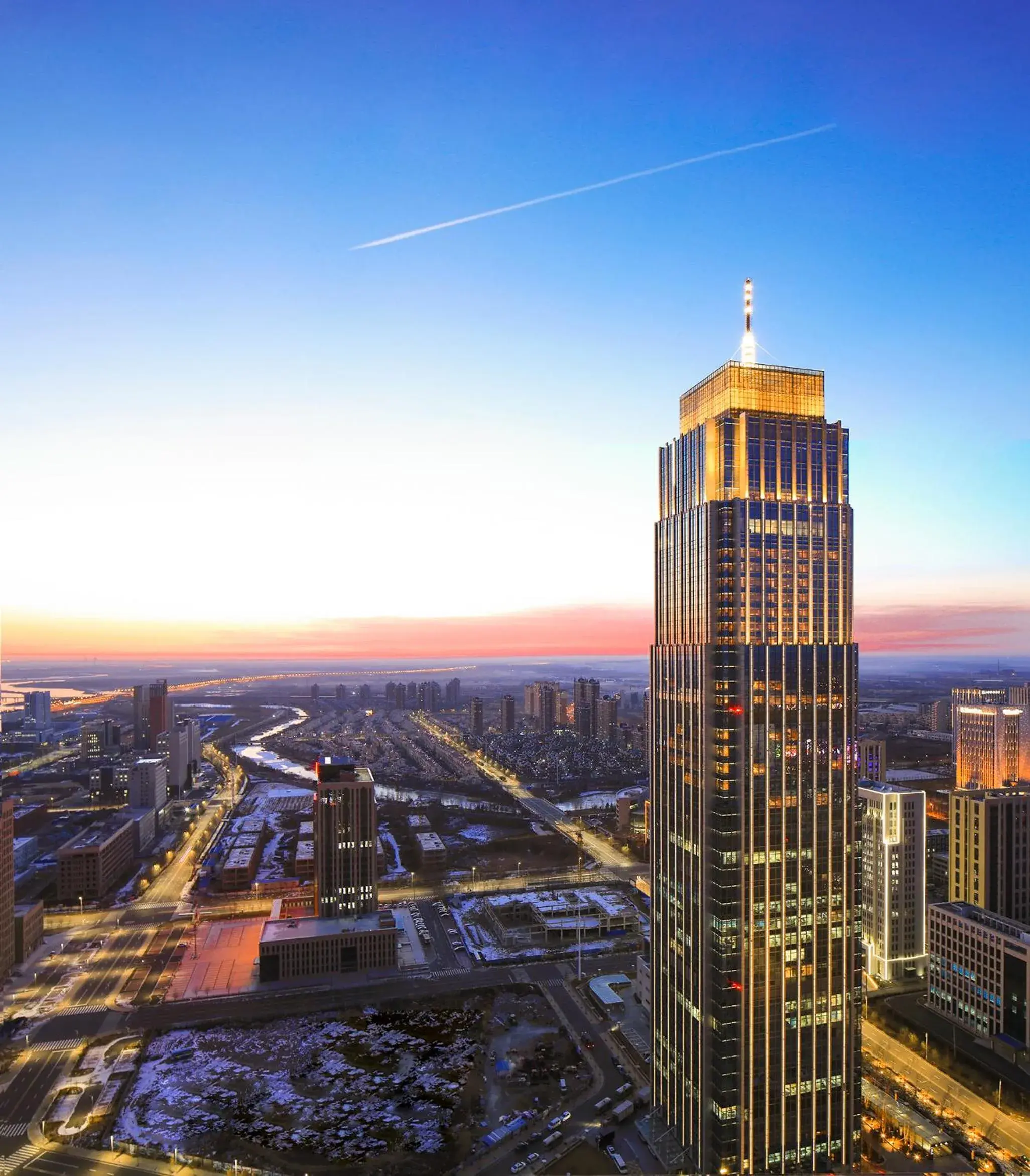 Property building in Aoluguya Hotel Harbin Property building in Aoluguya Hotel Harbin