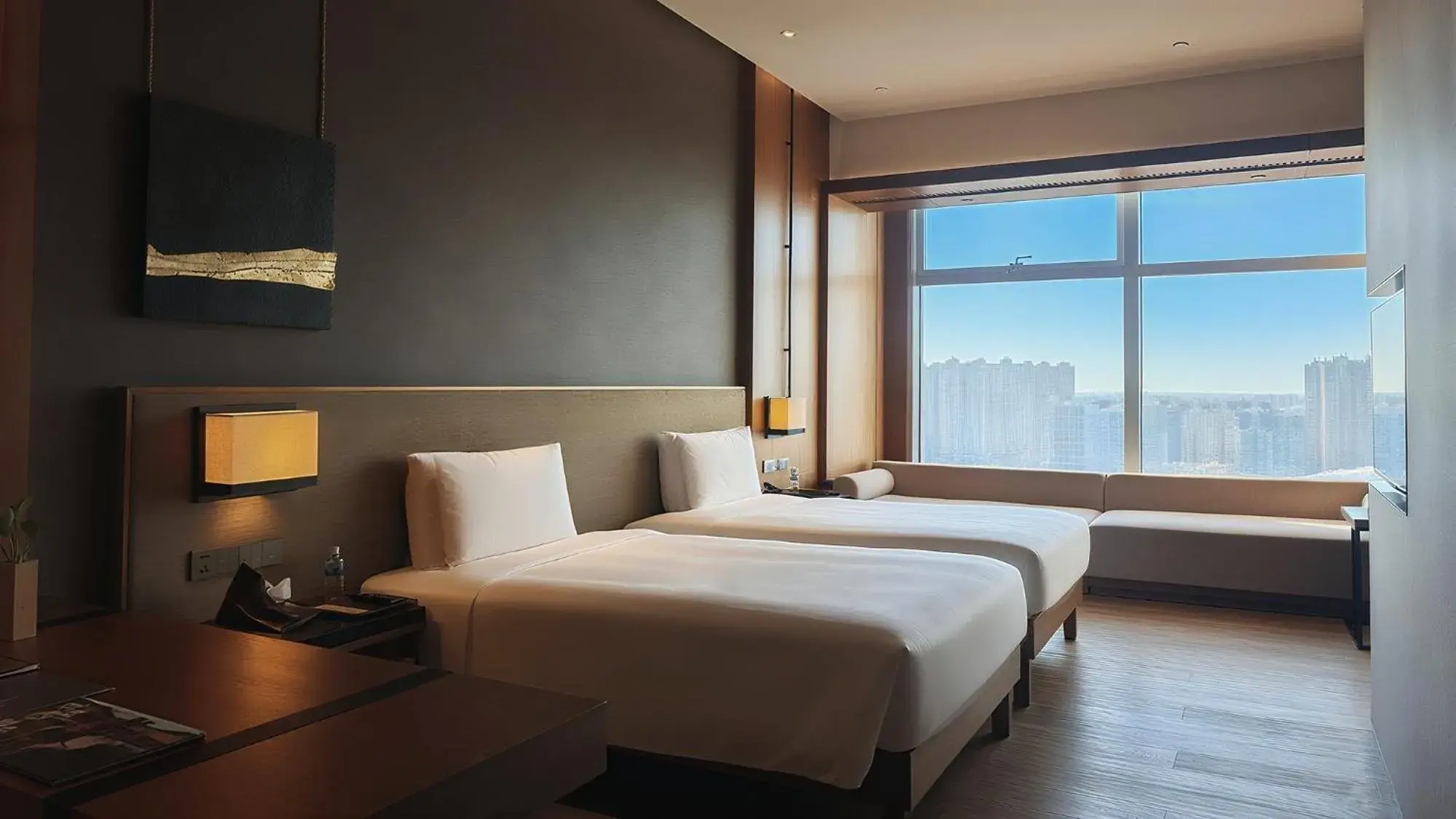 On site, Bed in Aoluguya Hotel Harbin On site, Bed in Aoluguya Hotel Harbin