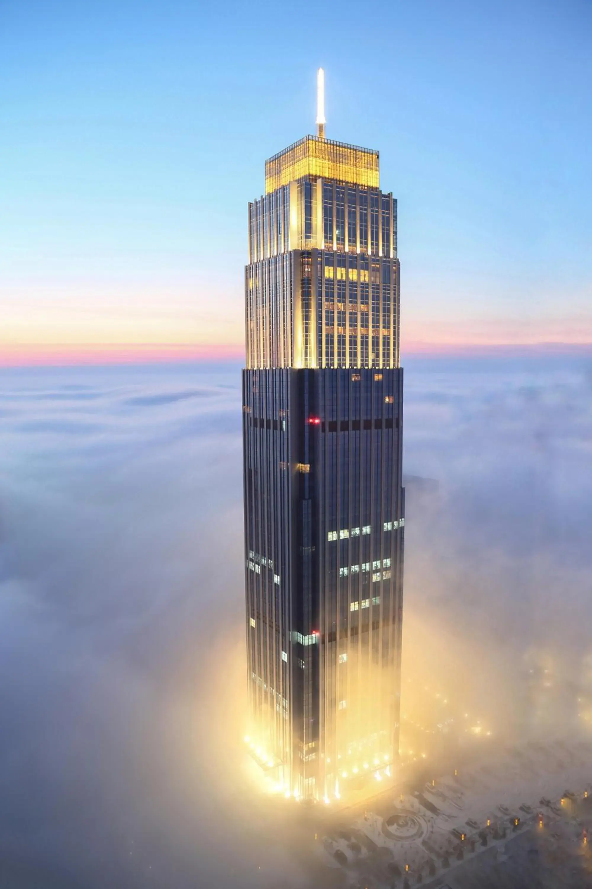 Property building in Aoluguya Hotel Harbin Property building in Aoluguya Hotel Harbin