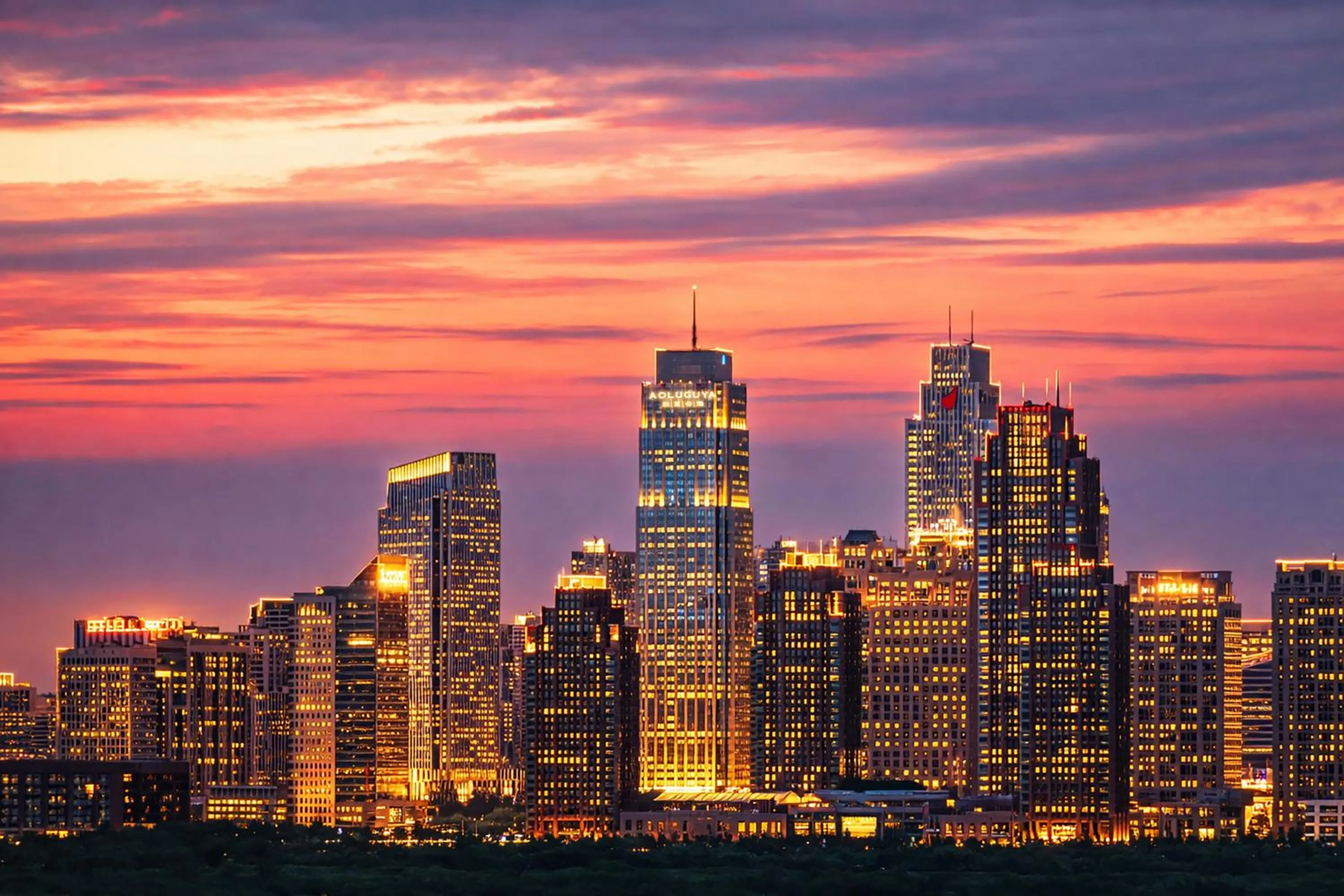 Property building in Aoluguya Hotel Harbin