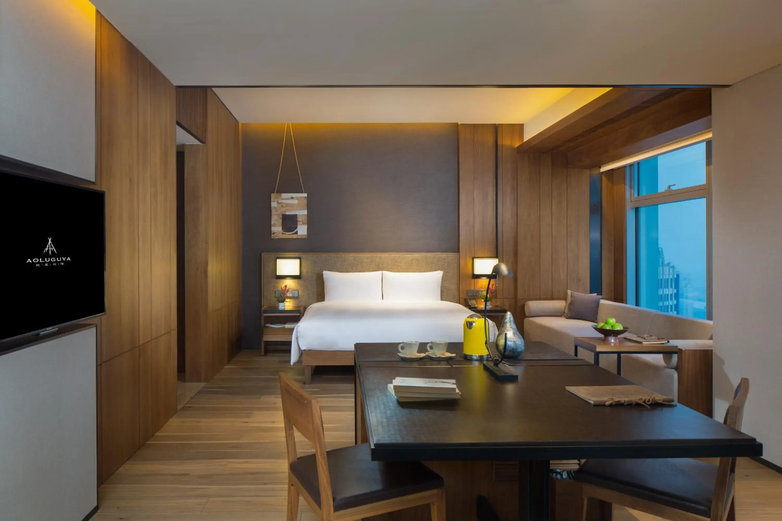 Property building in Aoluguya Hotel Harbin Property building in Aoluguya Hotel Harbin