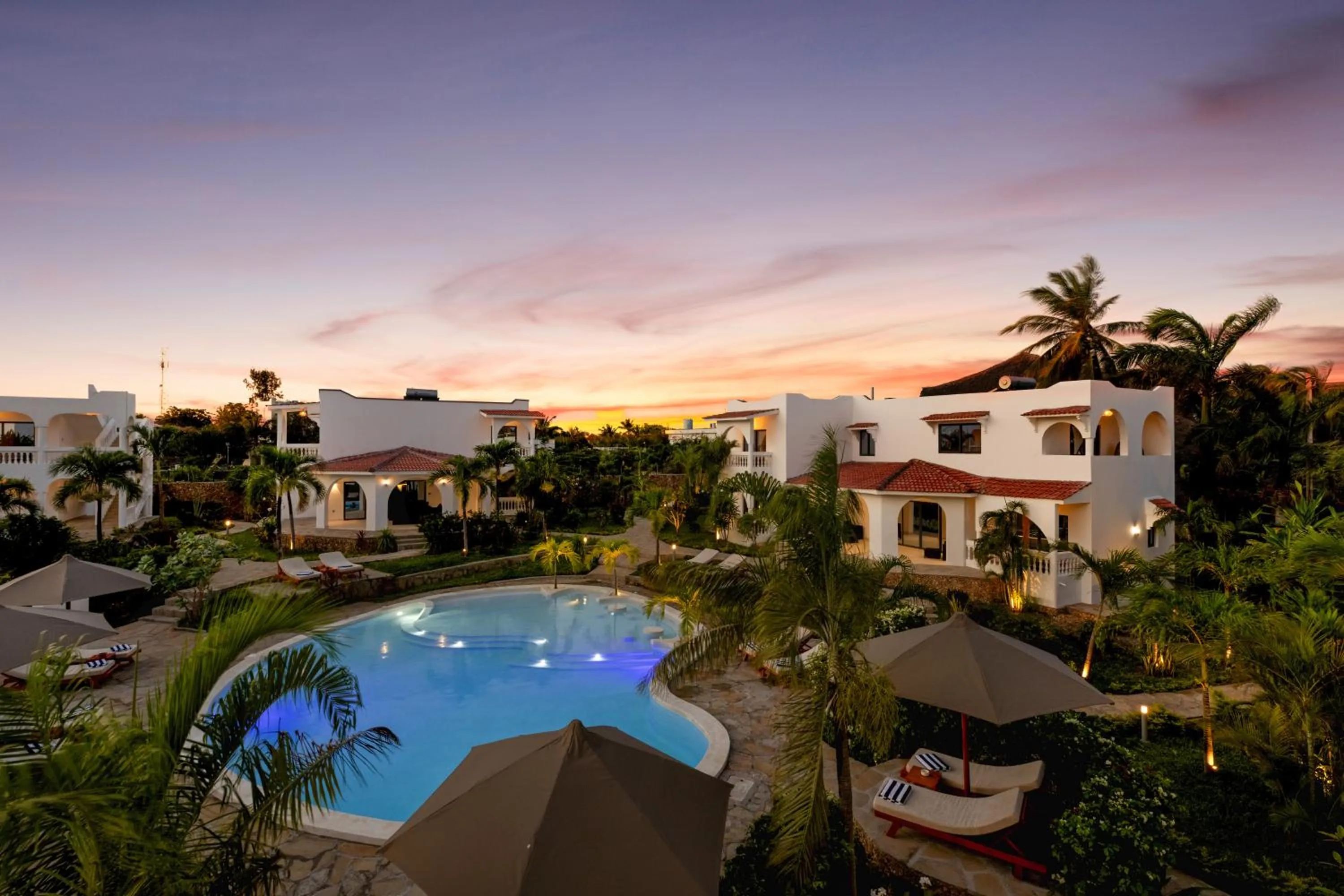 Sunset in Q Boutique Resort Malindi
