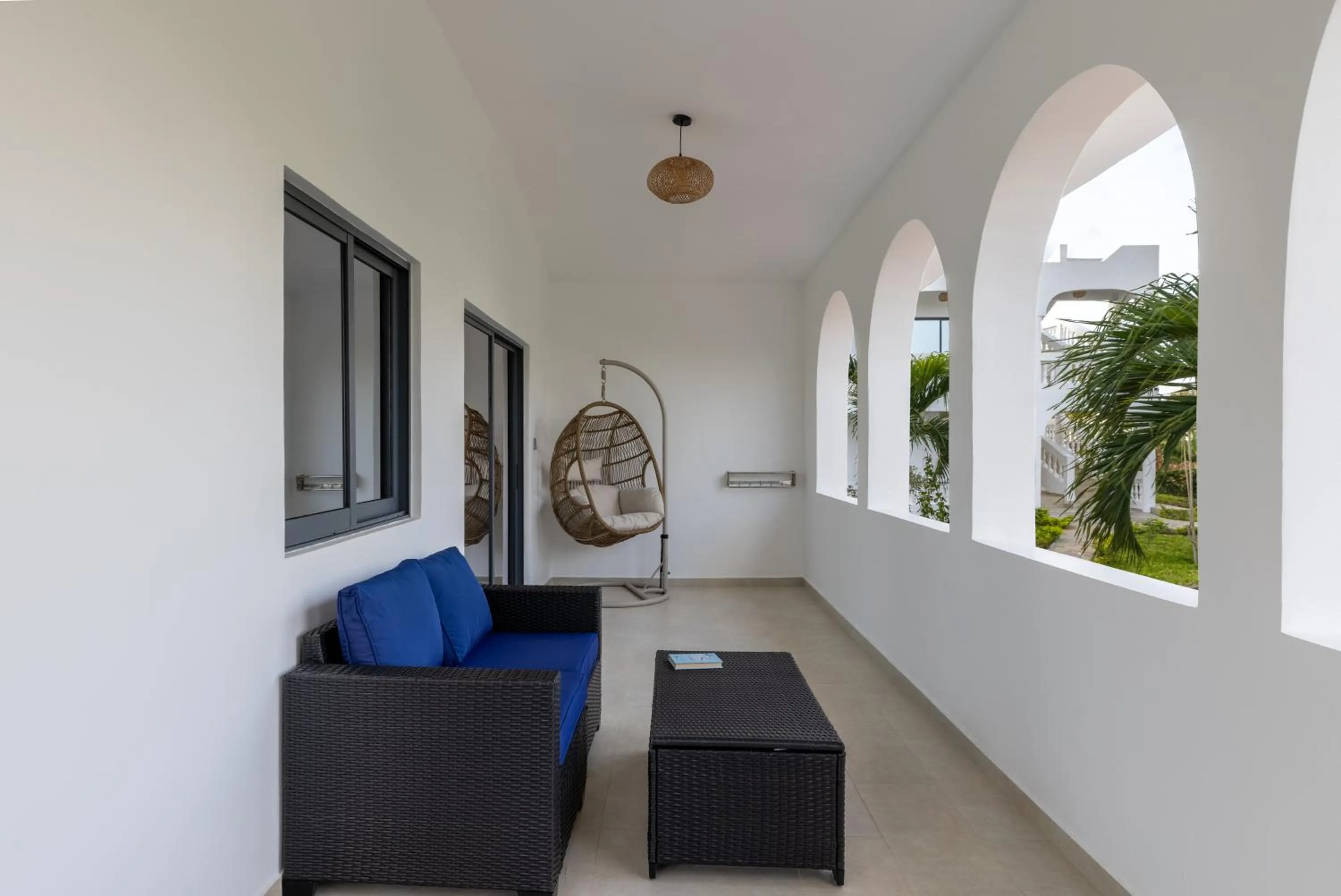 Seating area in Q Boutique Resort Malindi