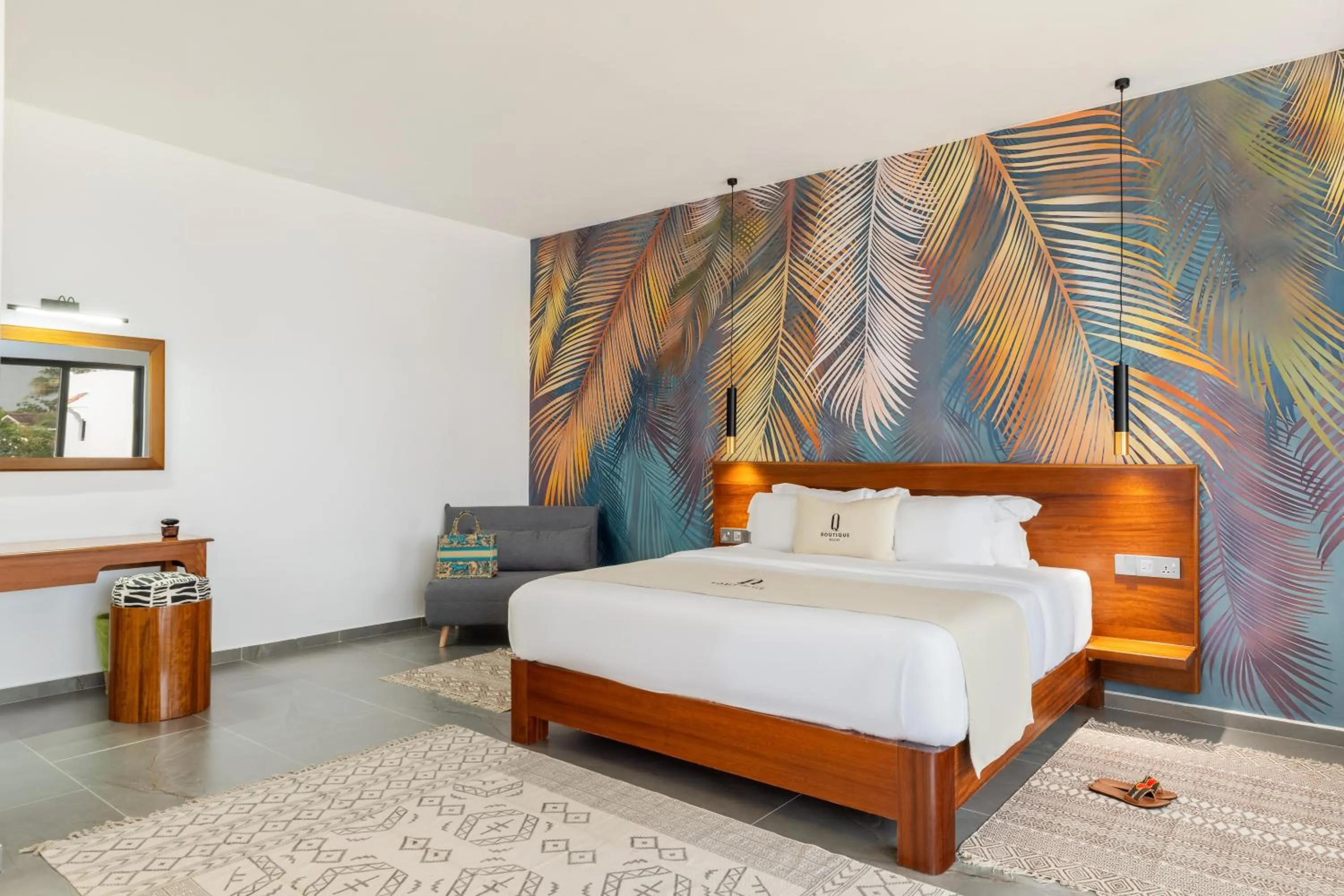 Bed in Q Boutique Resort Malindi